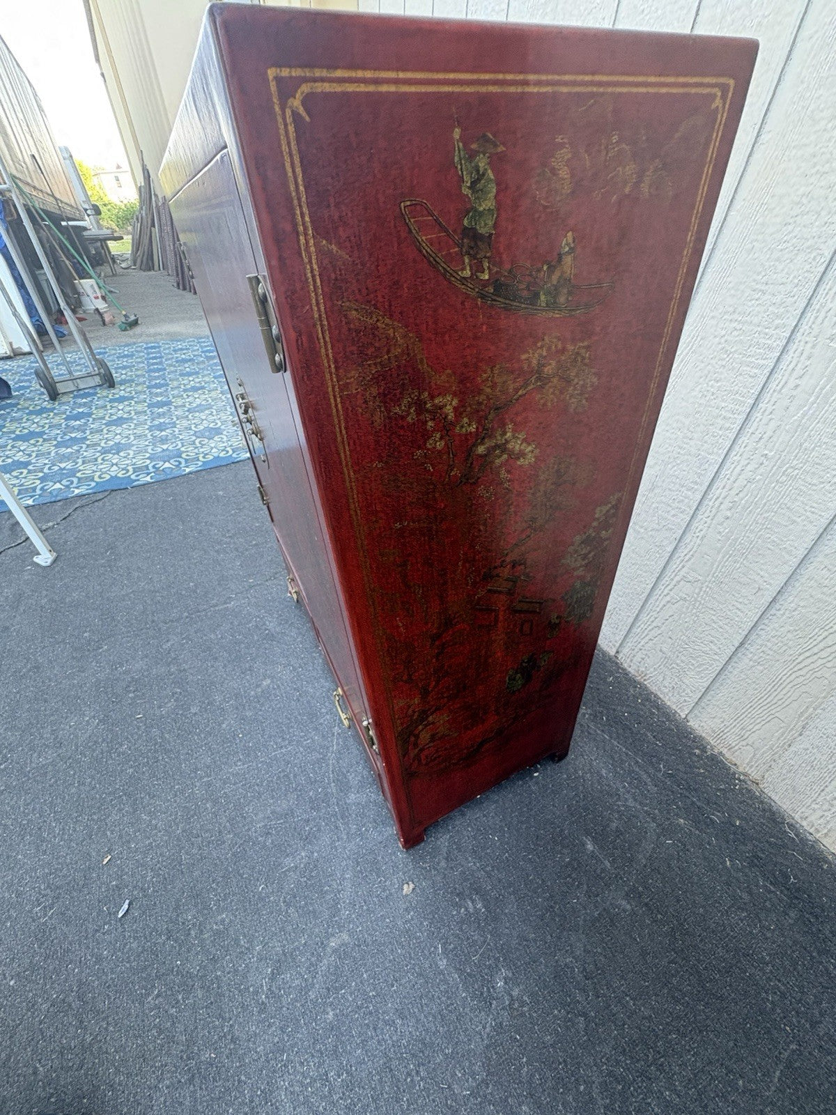 66697   Oriental Storage Cabinet Chest