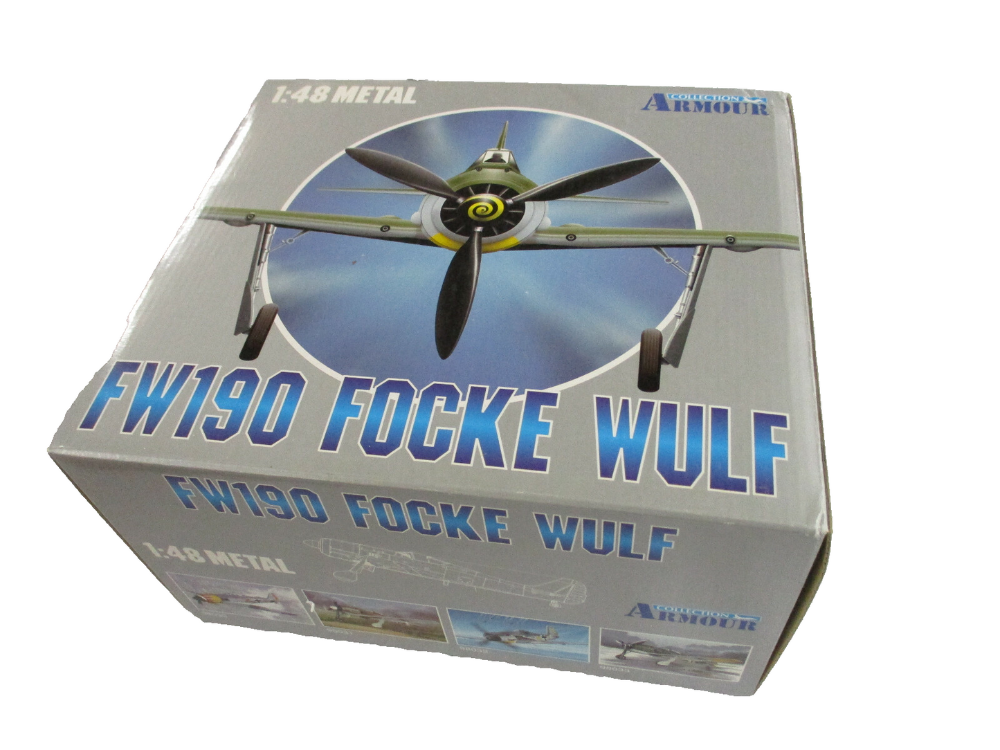 ES102 Franklin Mint Armour Collection FW190 FOCKE WULF (Grunherz White 9)  + BOX