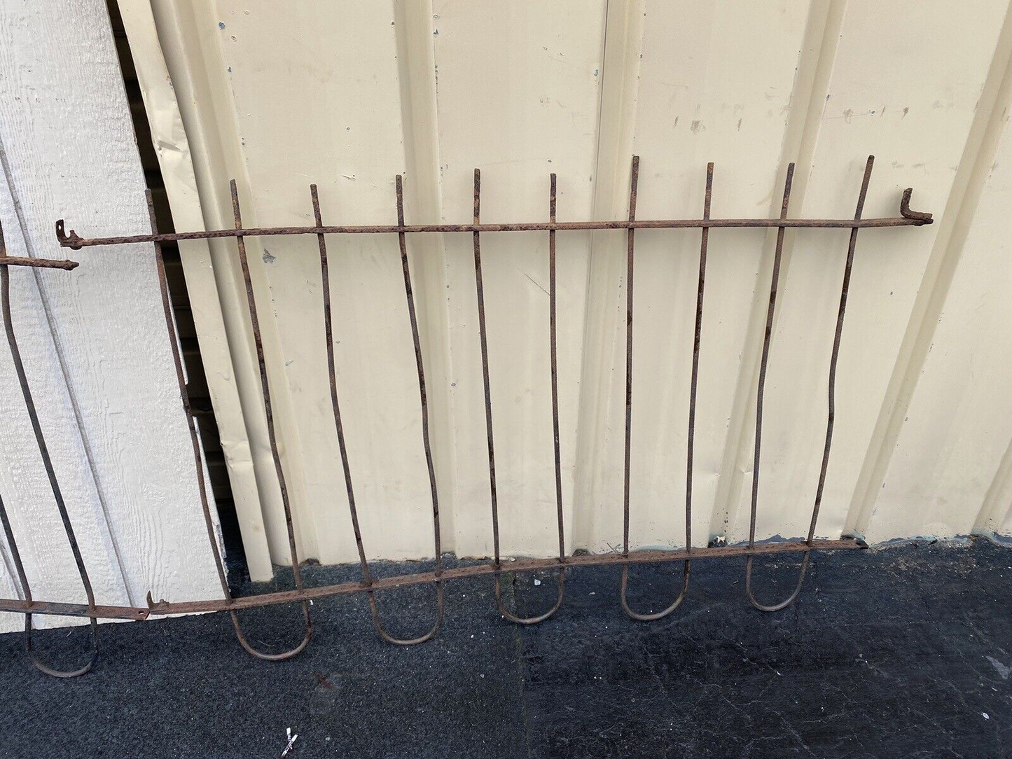 GARDEN 02:  20 feet  x 36" High  Victorian Wrought Iron Fencing Fence 3 sections