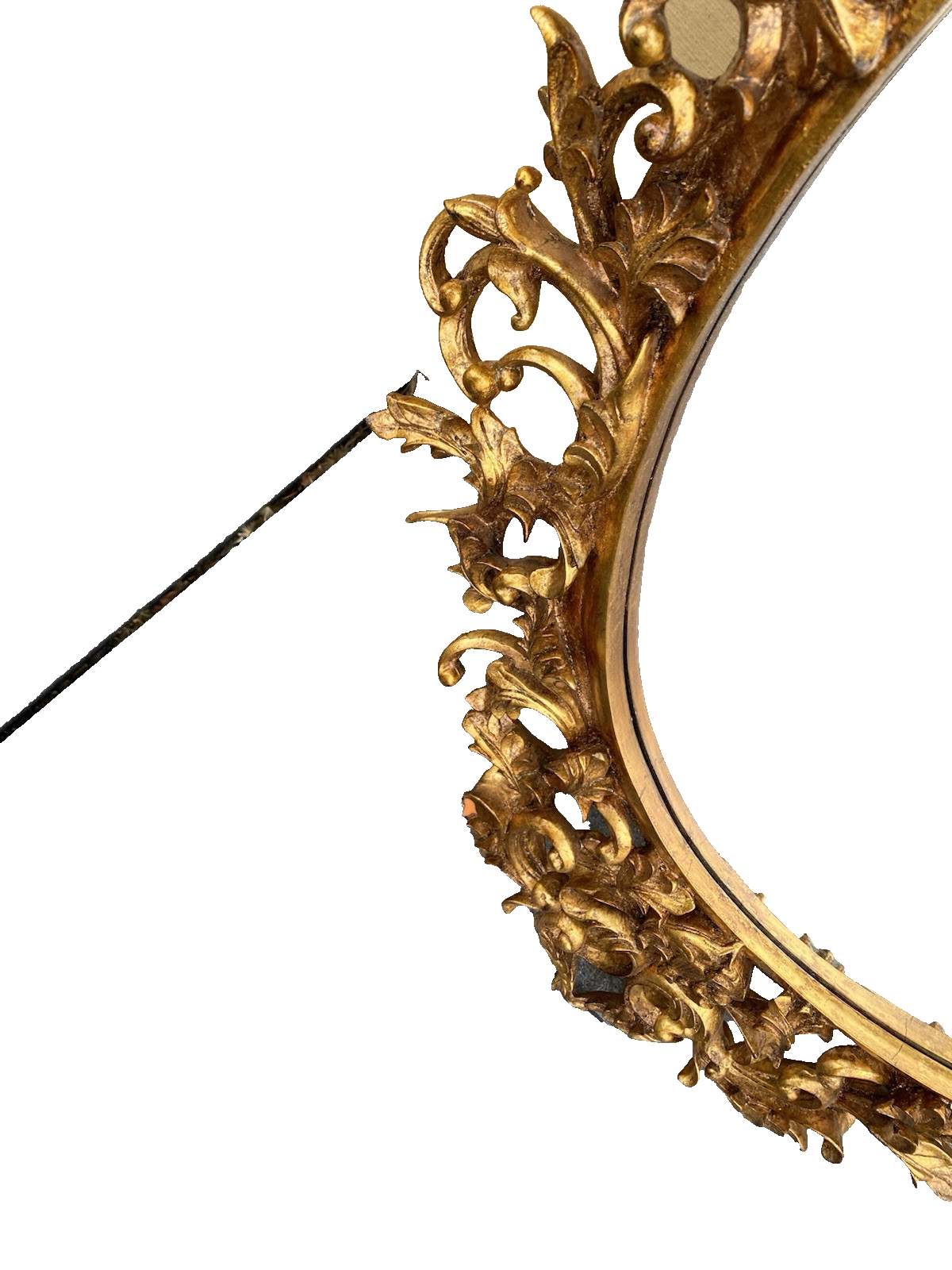 66437 Gold Beveled Decorator Mirror