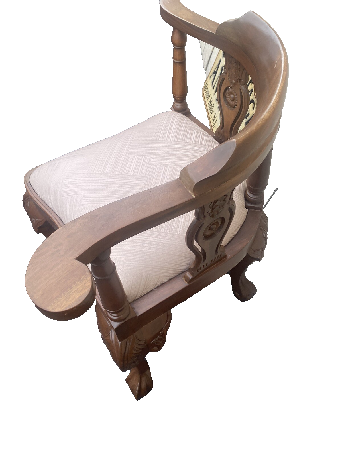 65853 Pair Mahogany Corner Chairs Chair s