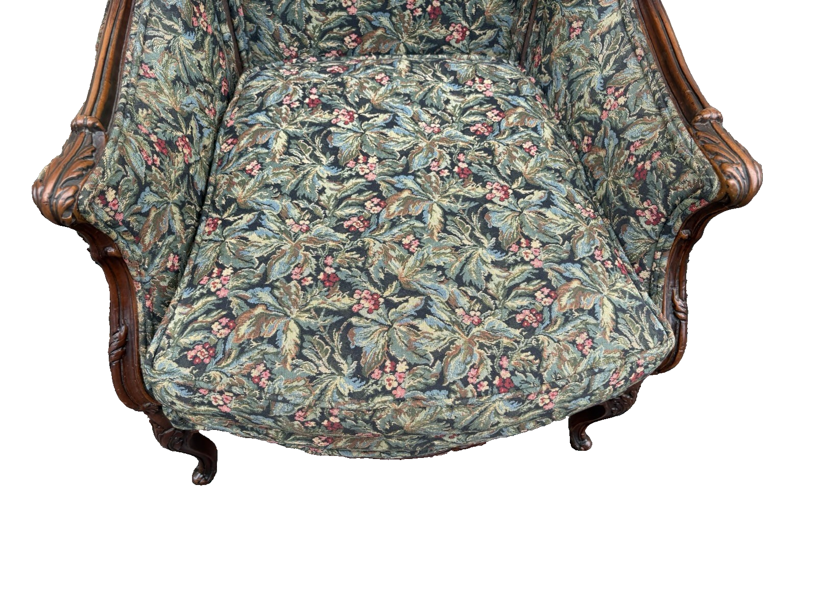 66947 Louis XV French Carved Armchair Chair