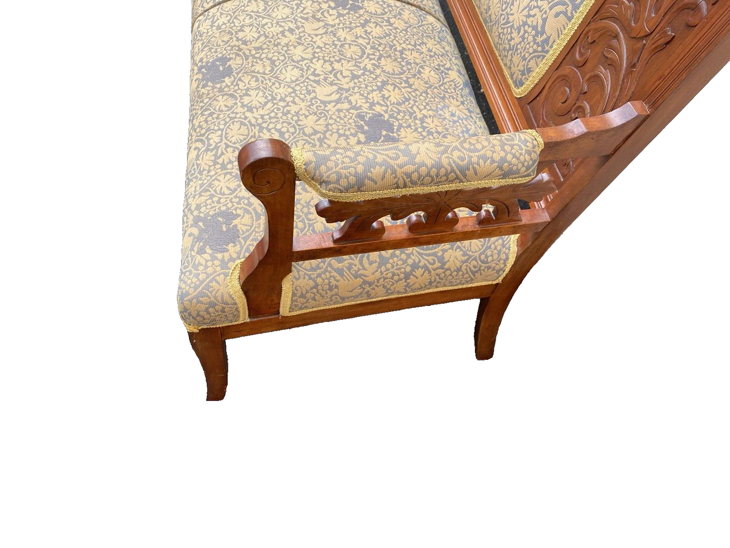 65227 Antique Eastlake Victorian Loveseat Sofa