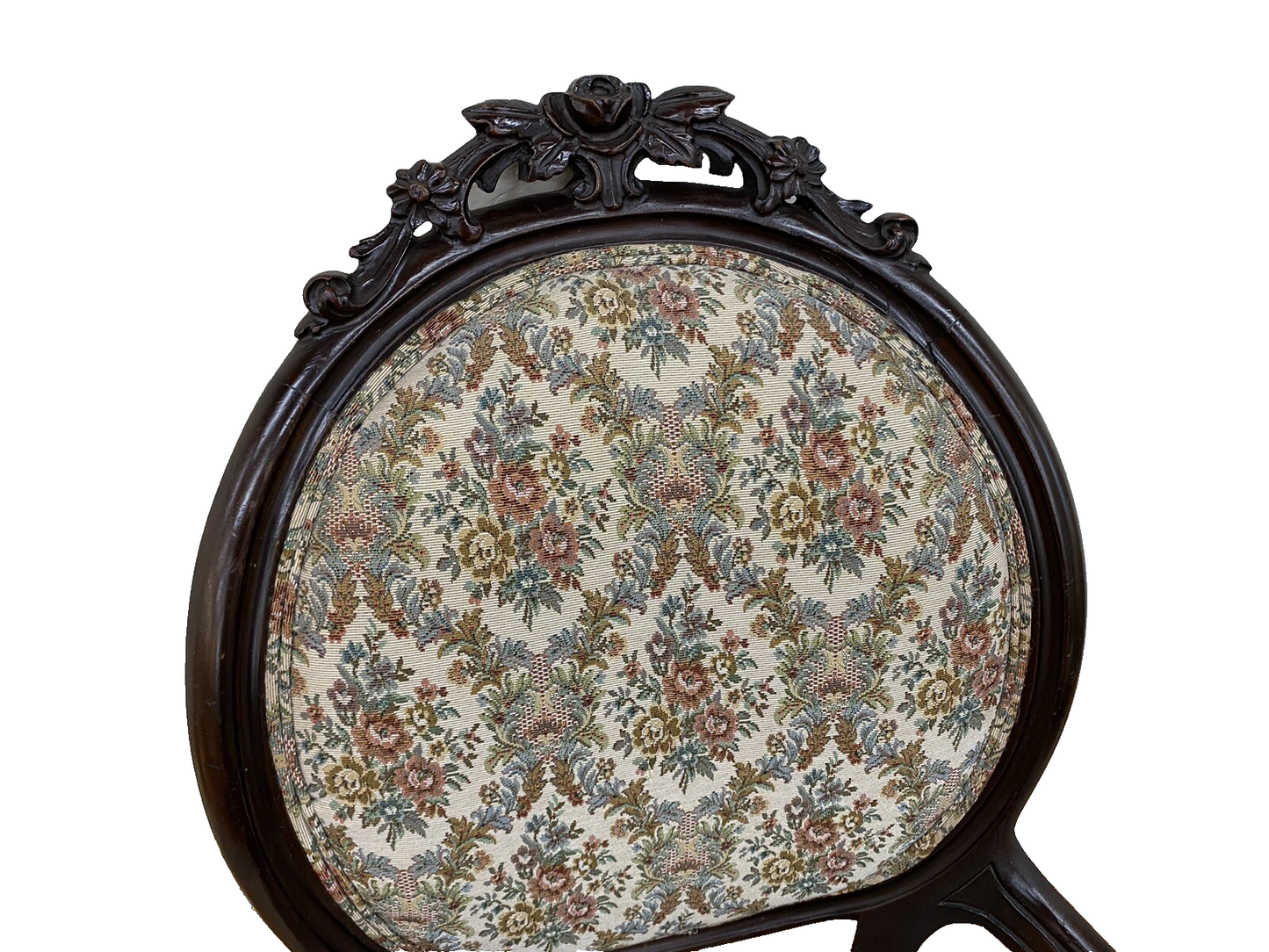 65317 Antique Walnut  Victorian Armchair Chair