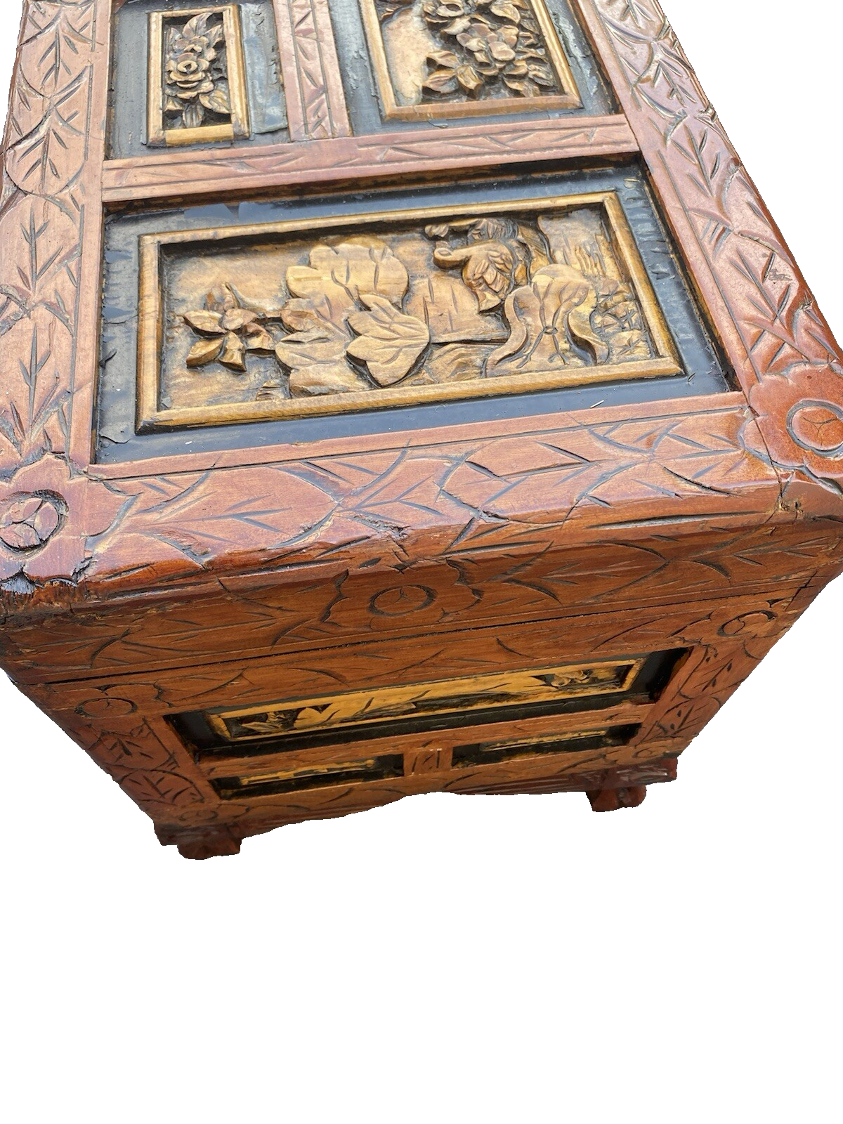 65684 Oriental Storage Blanket  Chest Trunk Cabinet