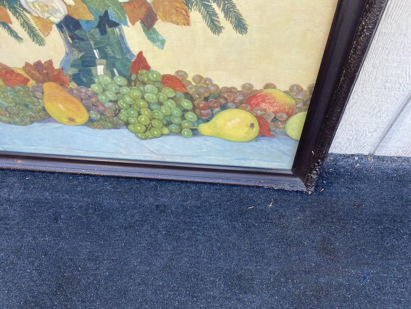 00001 Oil Painting?? Water Color ?? on Paper Artist Signed FERDINAND SPIEGEL 13