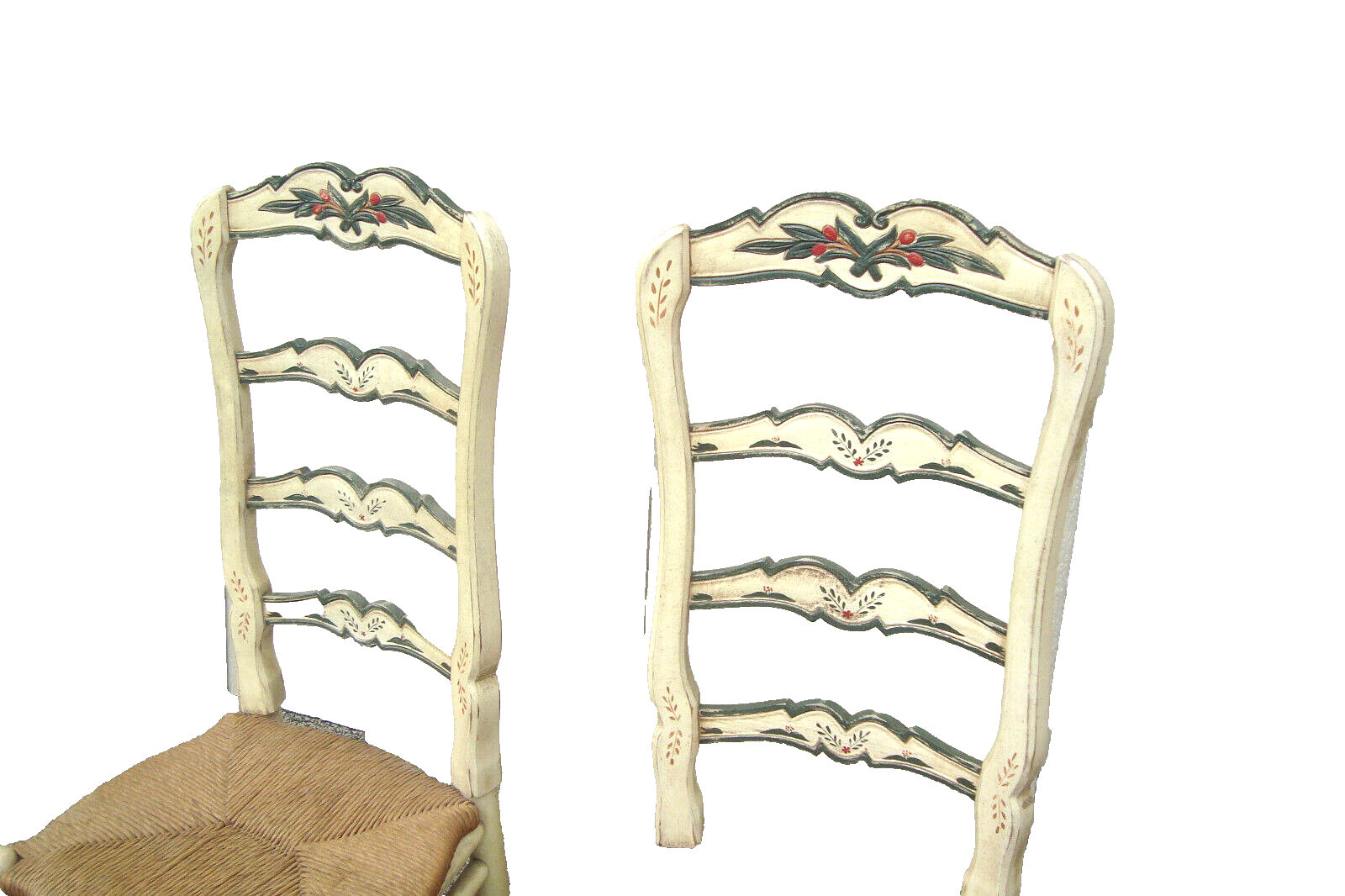 61073   Set 4 Rustic Primitive Decorator  Dining Room Chairs 