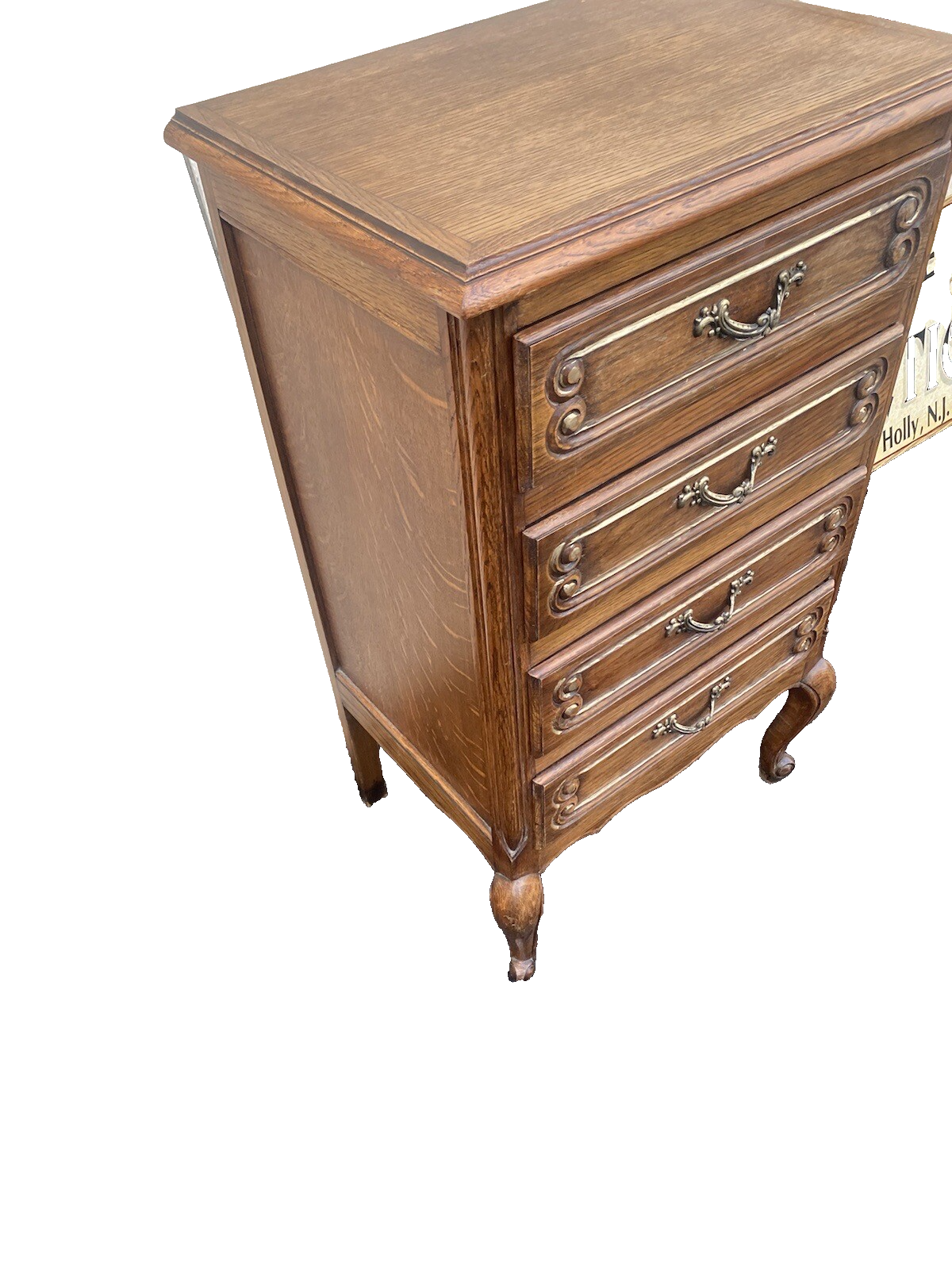 65016   Oak Lingerie Chest Dresser Nightstand