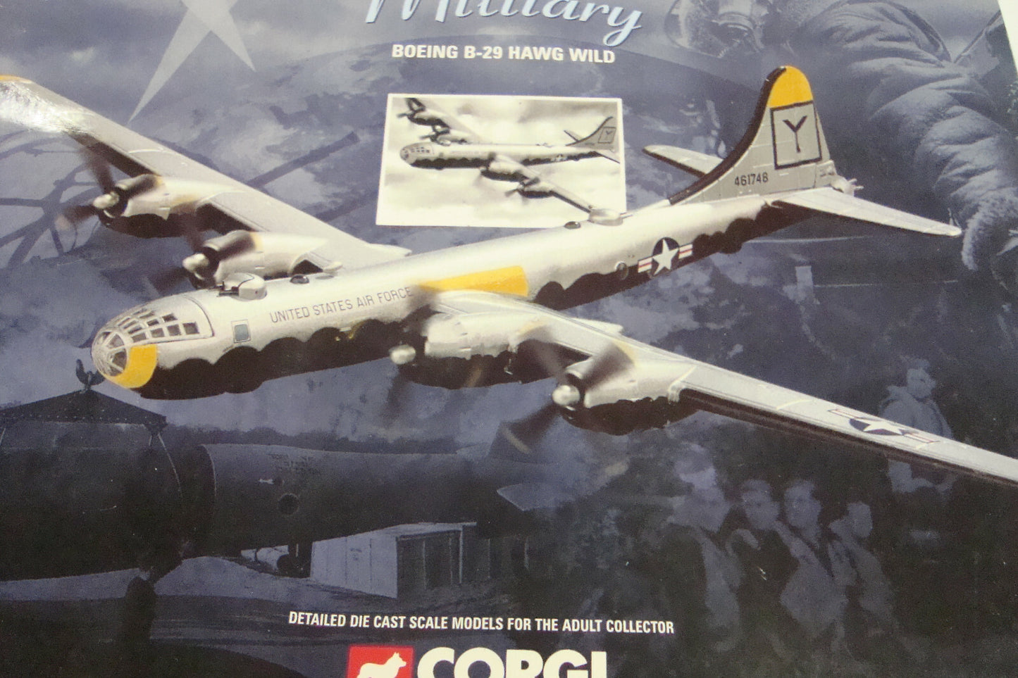 ES42:  Corgi Limited Edition Aviation Archive USAF Boeing B29 Airplane HAWG Wild