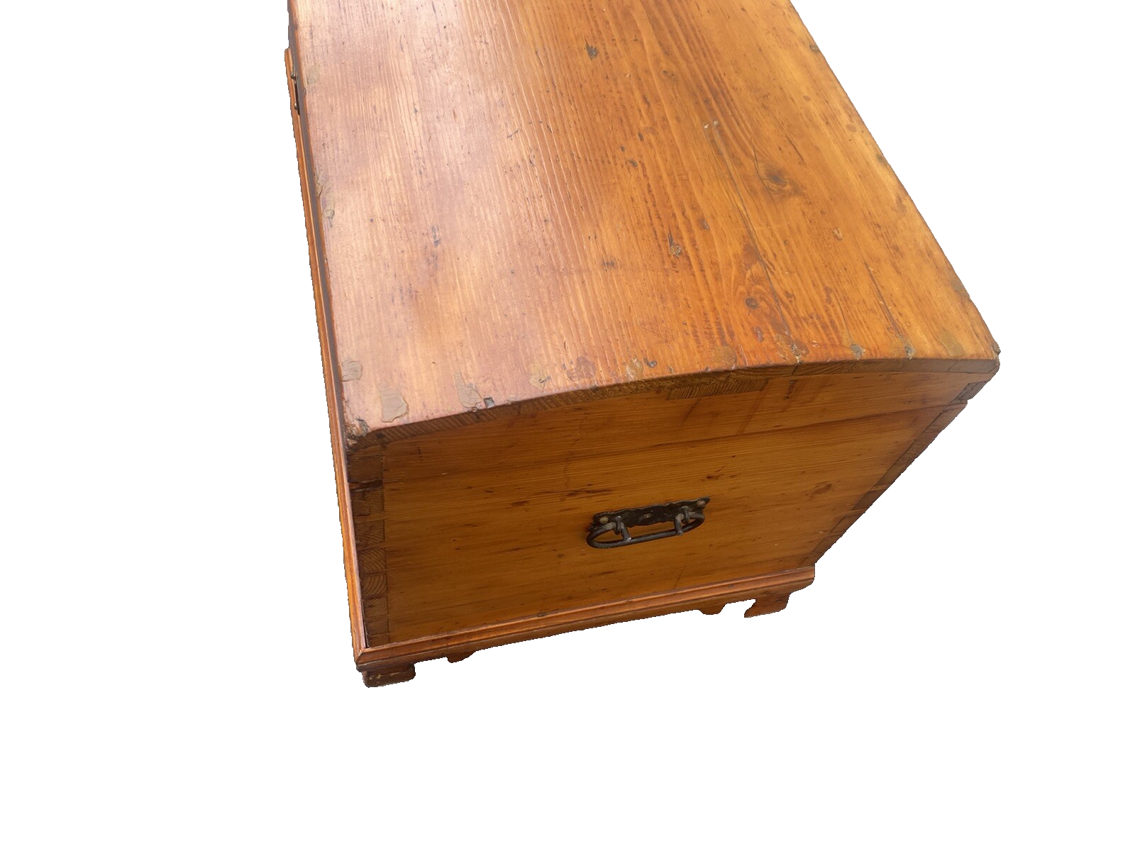 65436 Antique Primitive Blanket Storage Chest