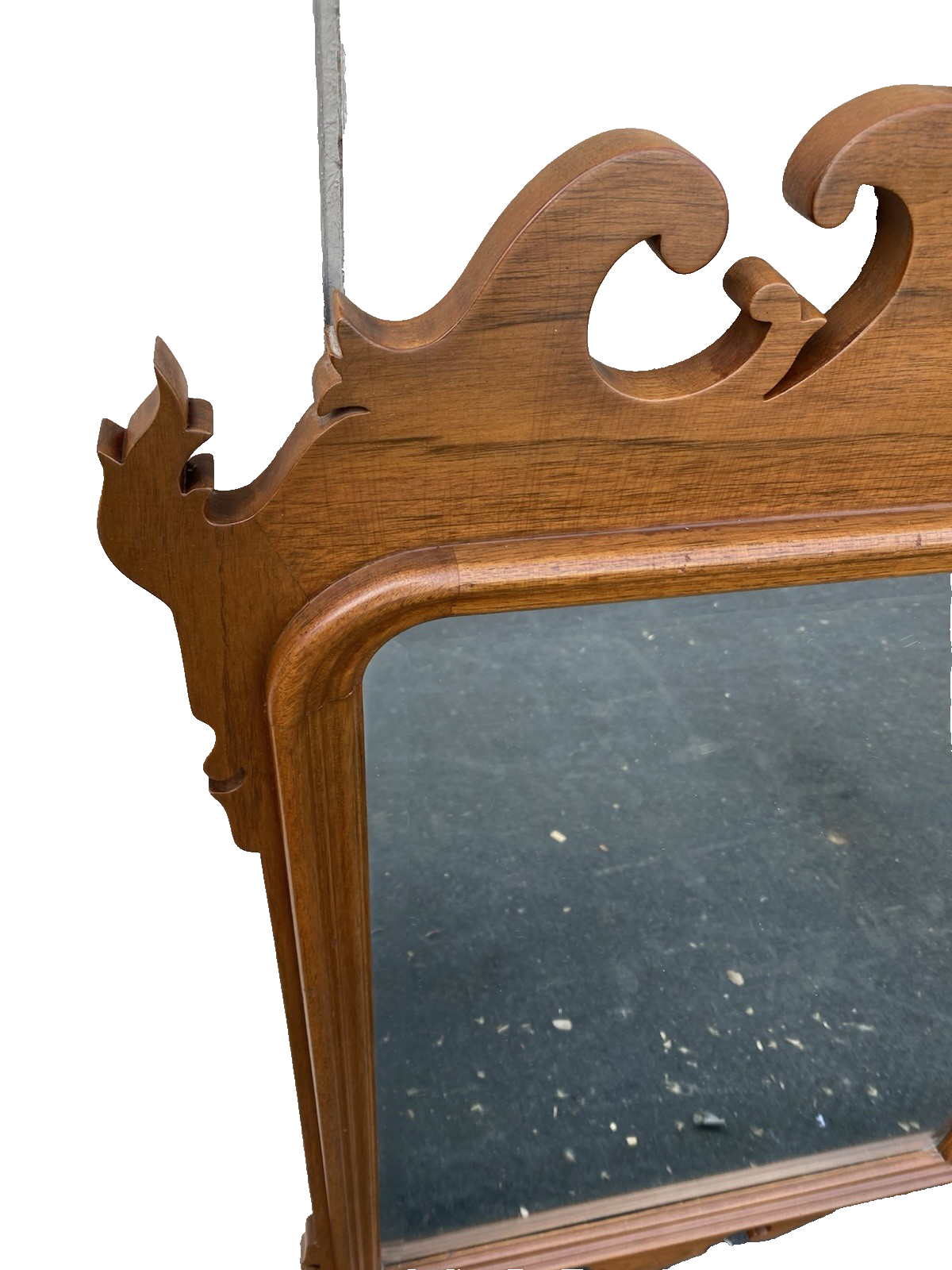 66496 Solid Cherry Chippendale Mirror