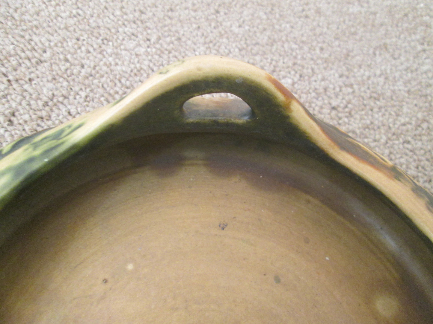 COL 05 WW :  ROSEVILLE IMPERIAL POTTERY CONSOLE FLOWER BOWL