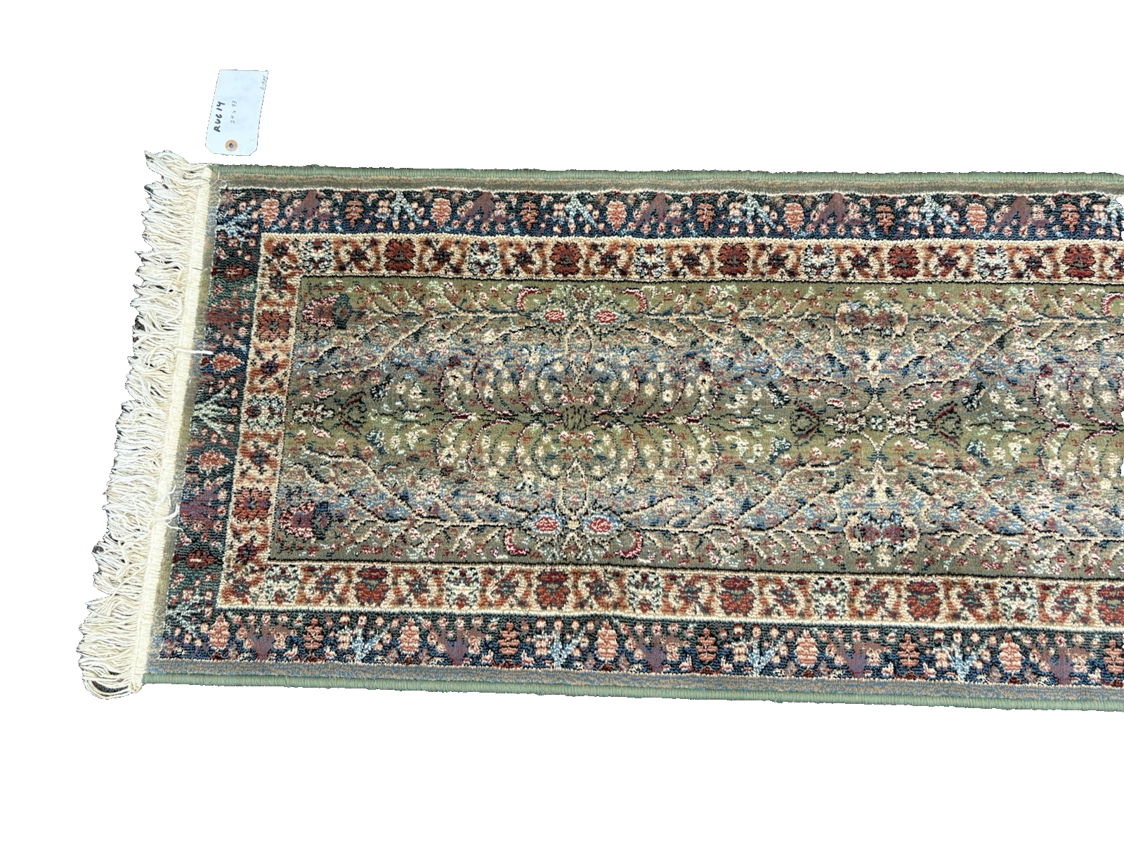 RUG 14: Oriental Rug Runner   SIZE 24 "  x 93 "