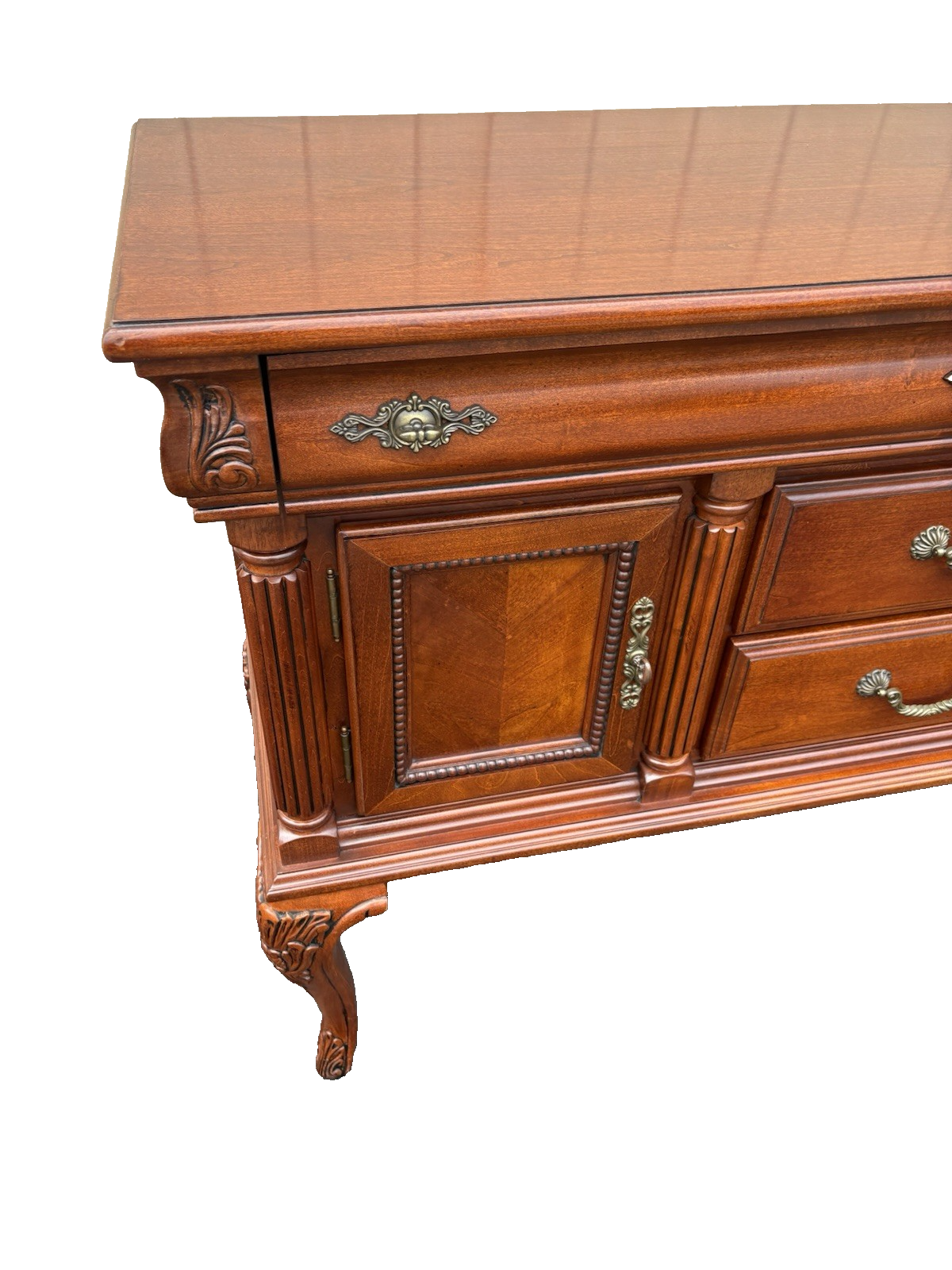 66681 Fancy Mahogany Buffet Sideboard Server Cabinet