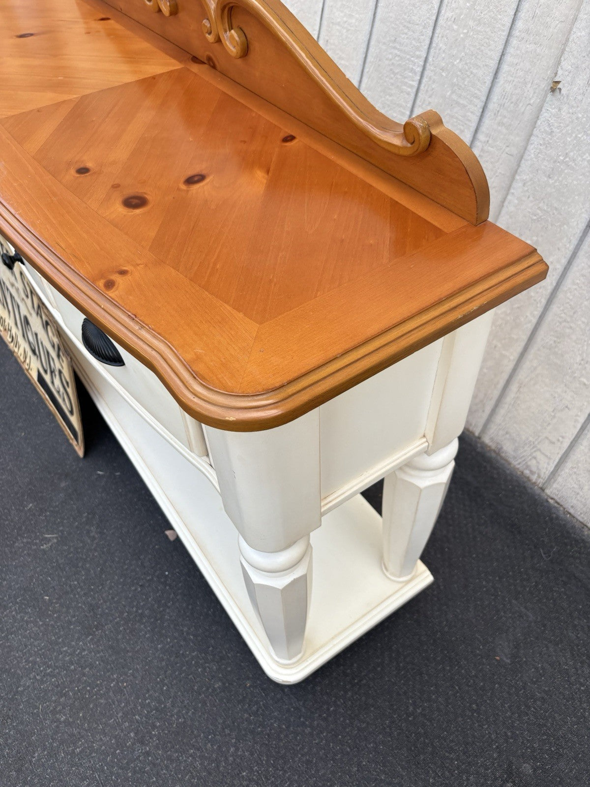 66890  Modern Country Buffet Sideboard Server Cabinet