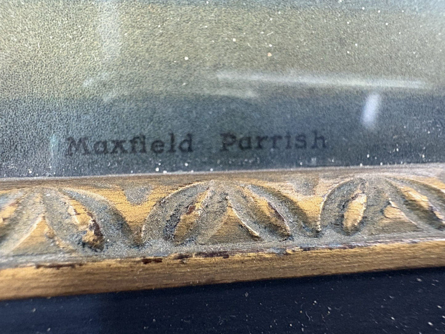 66780 Maxfield Parrish Print in Deco Picture Frame