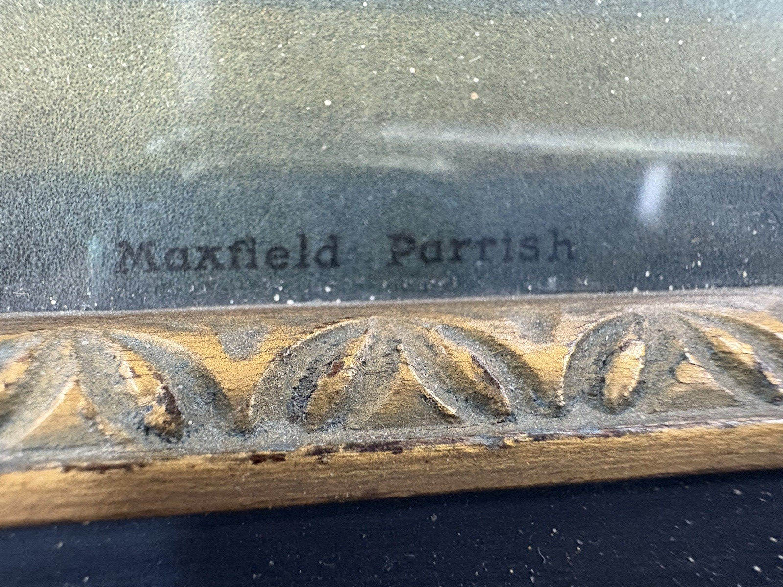 66780 Maxfield Parrish Print in Deco Picture Frame