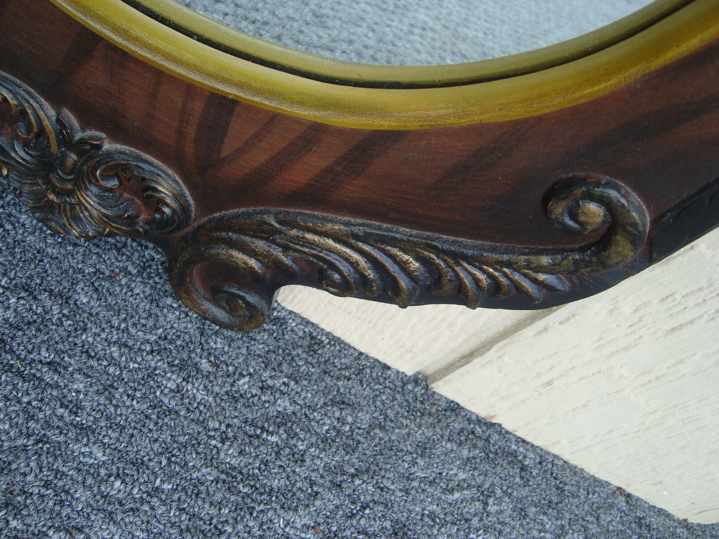 61266  Modern Carved Mirror in Fancy Picture Frame