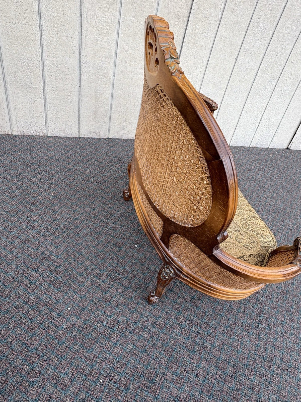 66821  French Country Louis XV Settee Bench Loveseat Chair HORCHOW NEIMAN MARCUS