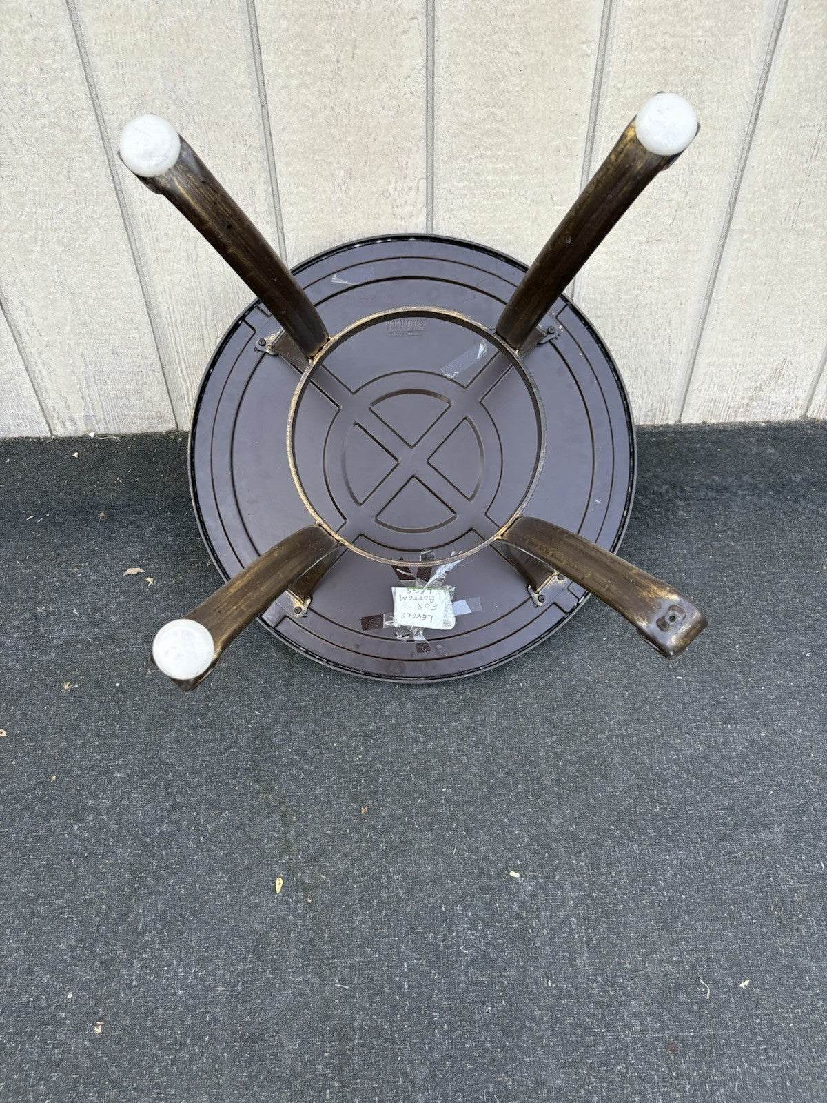 66703 PIER 1 Imports  Decorator Lamp Table Stand Iron Base
