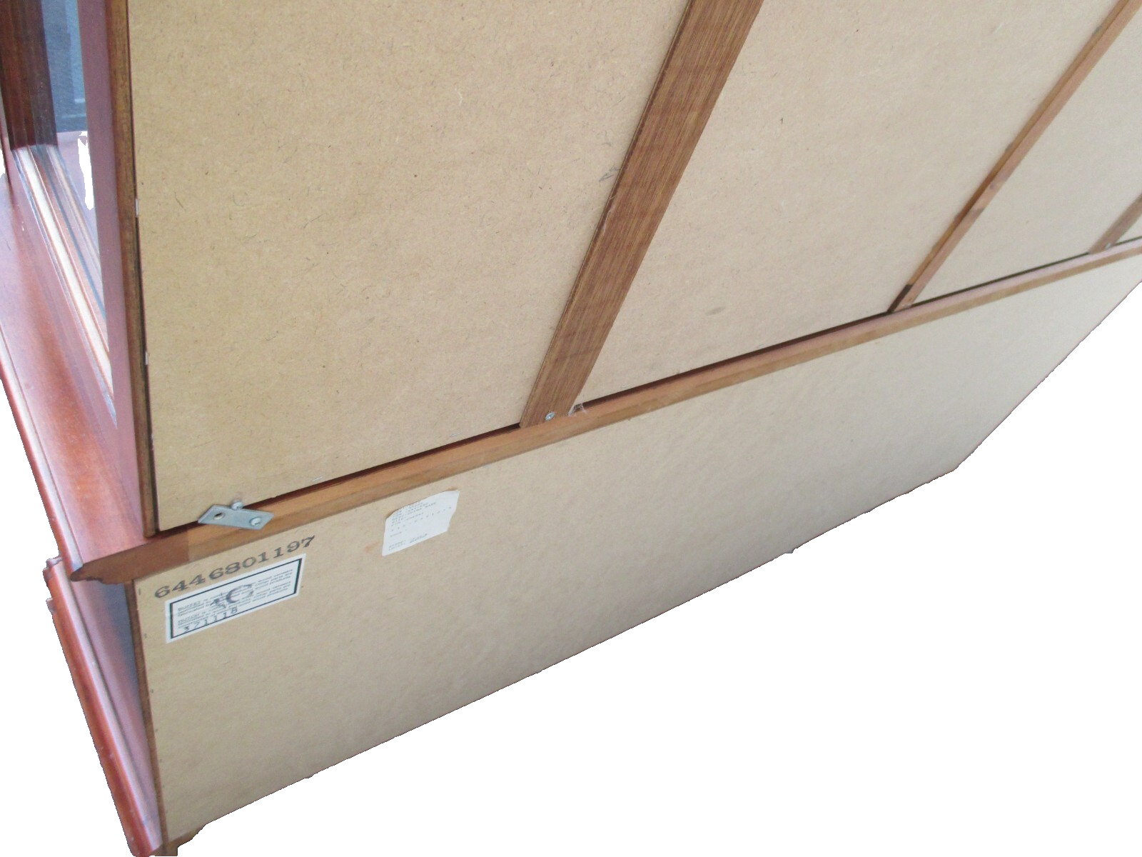 62968  Mahogany 2 pc. Curio China Cabinet