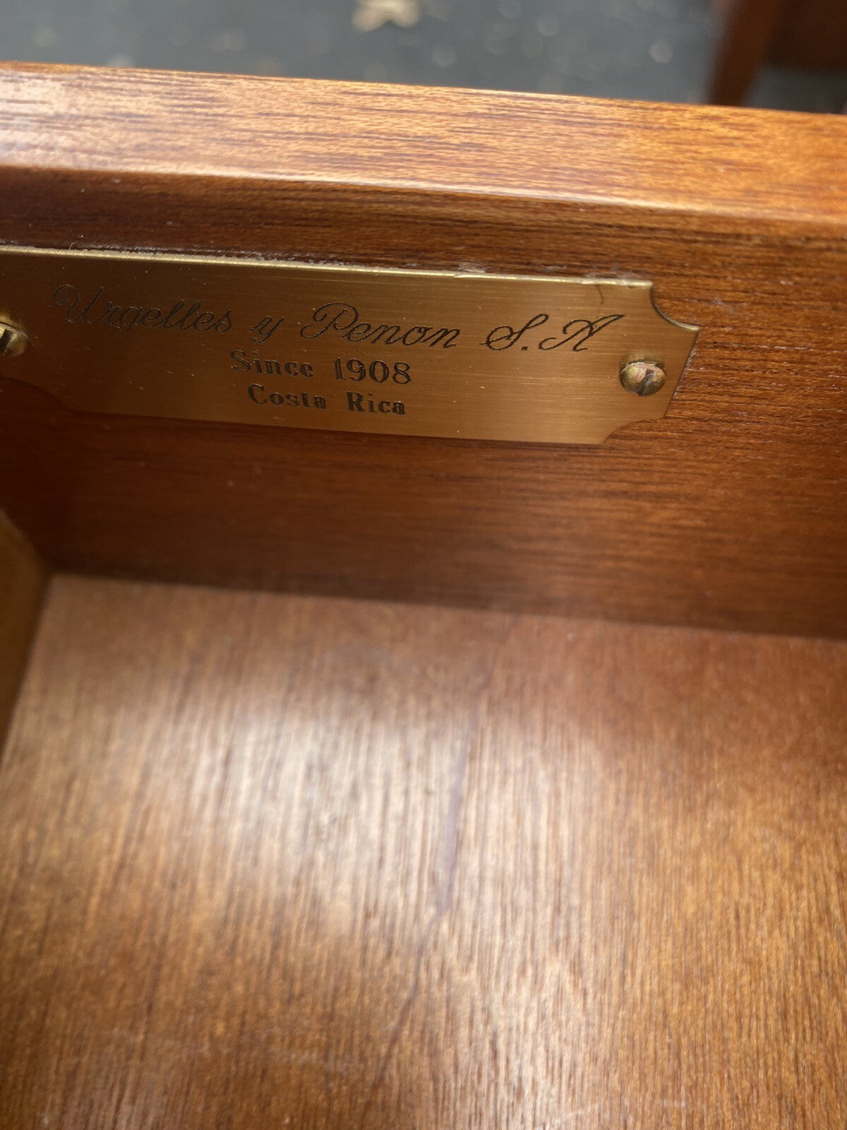 63375 Custom Hand Made URGELLES PENON SA slantfront desk