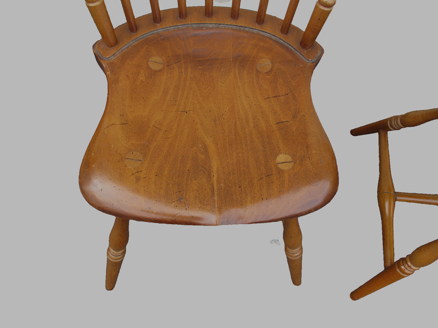 64147 Set  6  CUSTOM  Wright Table Company Furniture Windsor  Dining Chair s