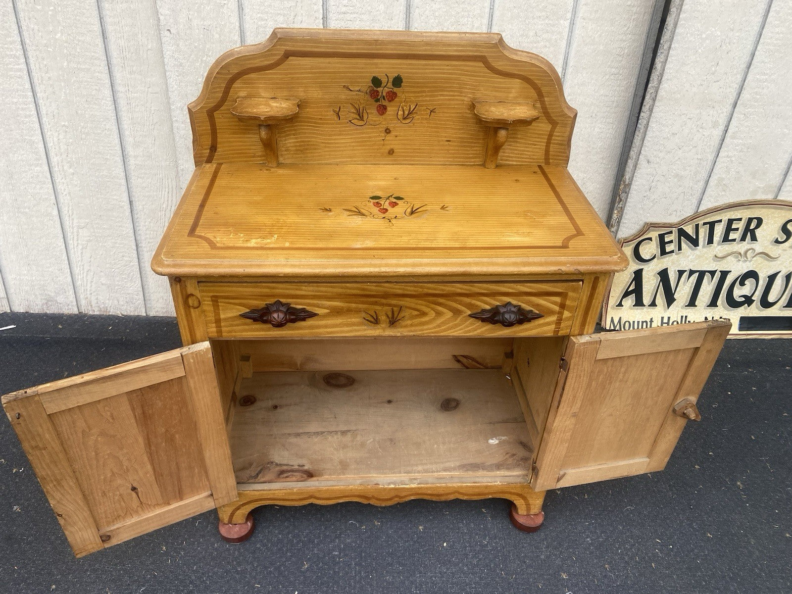 66531   Antique Victorian Washstand Dresser Chest