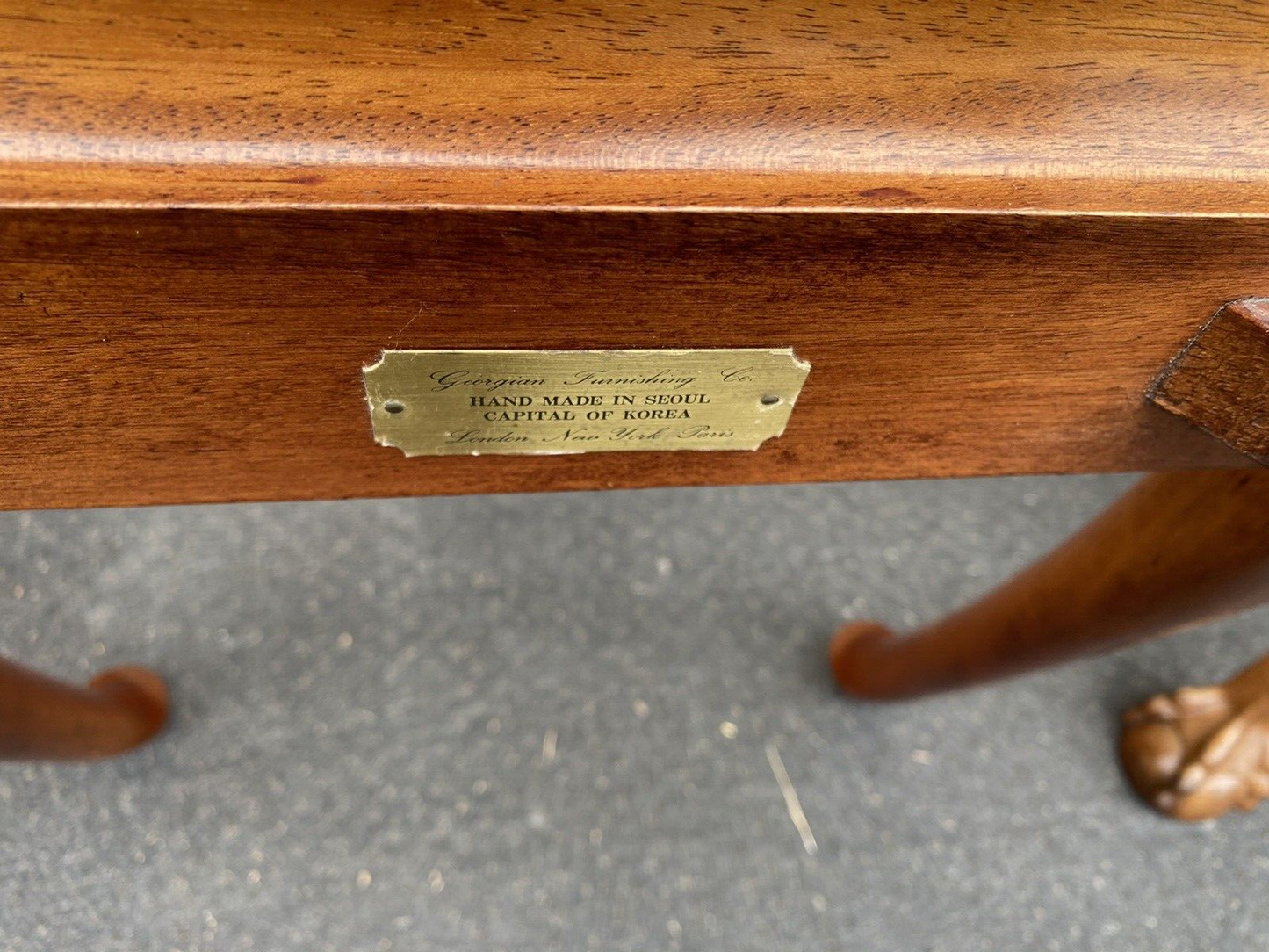 65823 Set of 8 GEORGIAN Furnishings  Solid Mahogany Dining Chairs