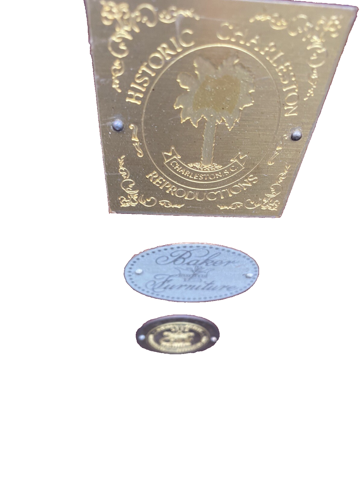 66068   BAKER Historic Charleston  Mahogany Dropleaf Lamp  Table