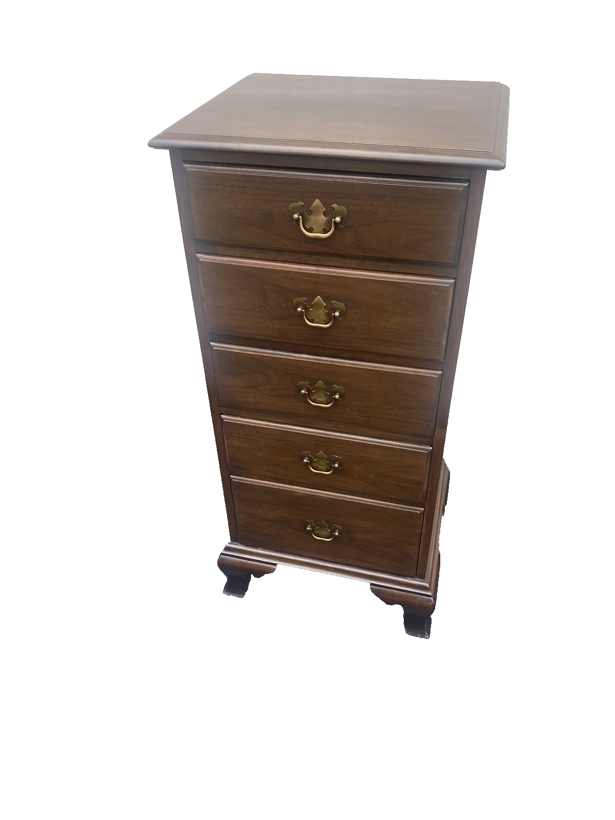 65611   KINDEL Furniture Quality Walnut High Chest Dresser
