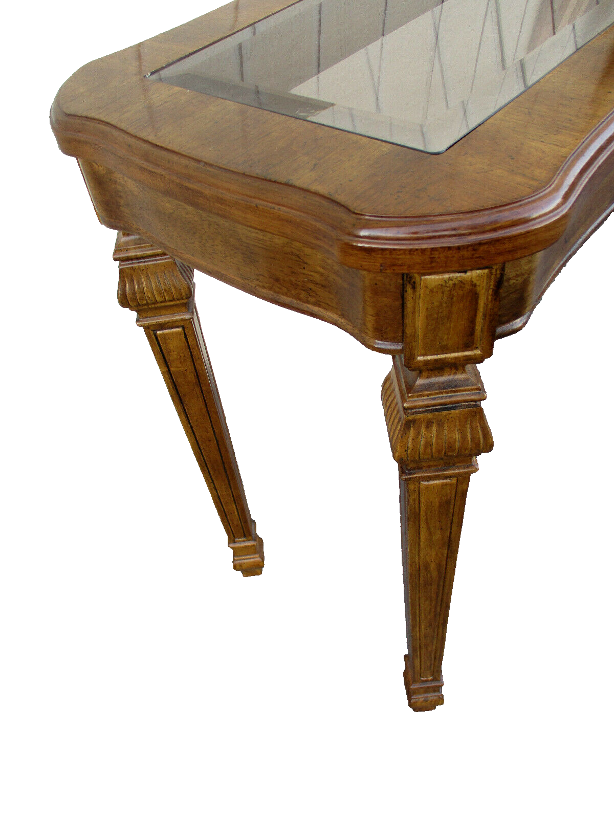 62747 Console Table Stand with Glass Inserts