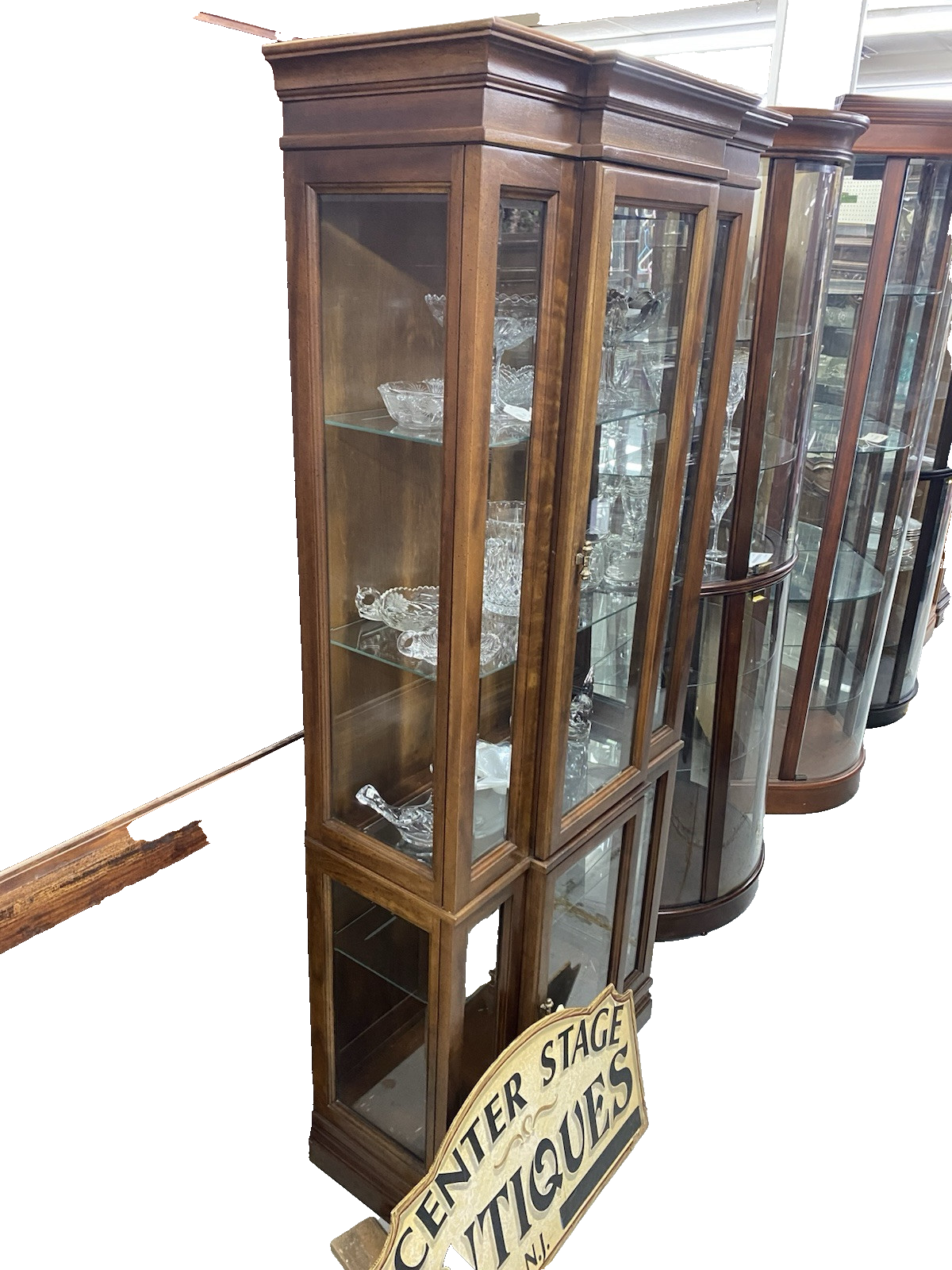 64303 Jasper Furniture  2 Door Curio China  Cabinet