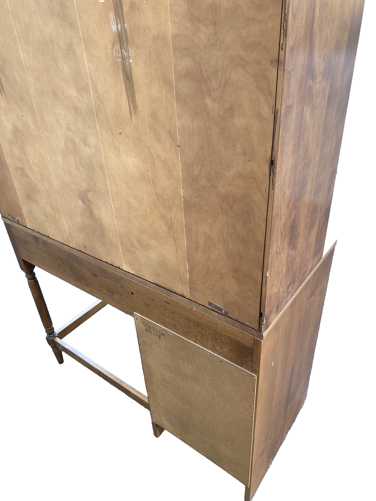 66124 ETHAN ALLEN Desk w/ Bookcase Top