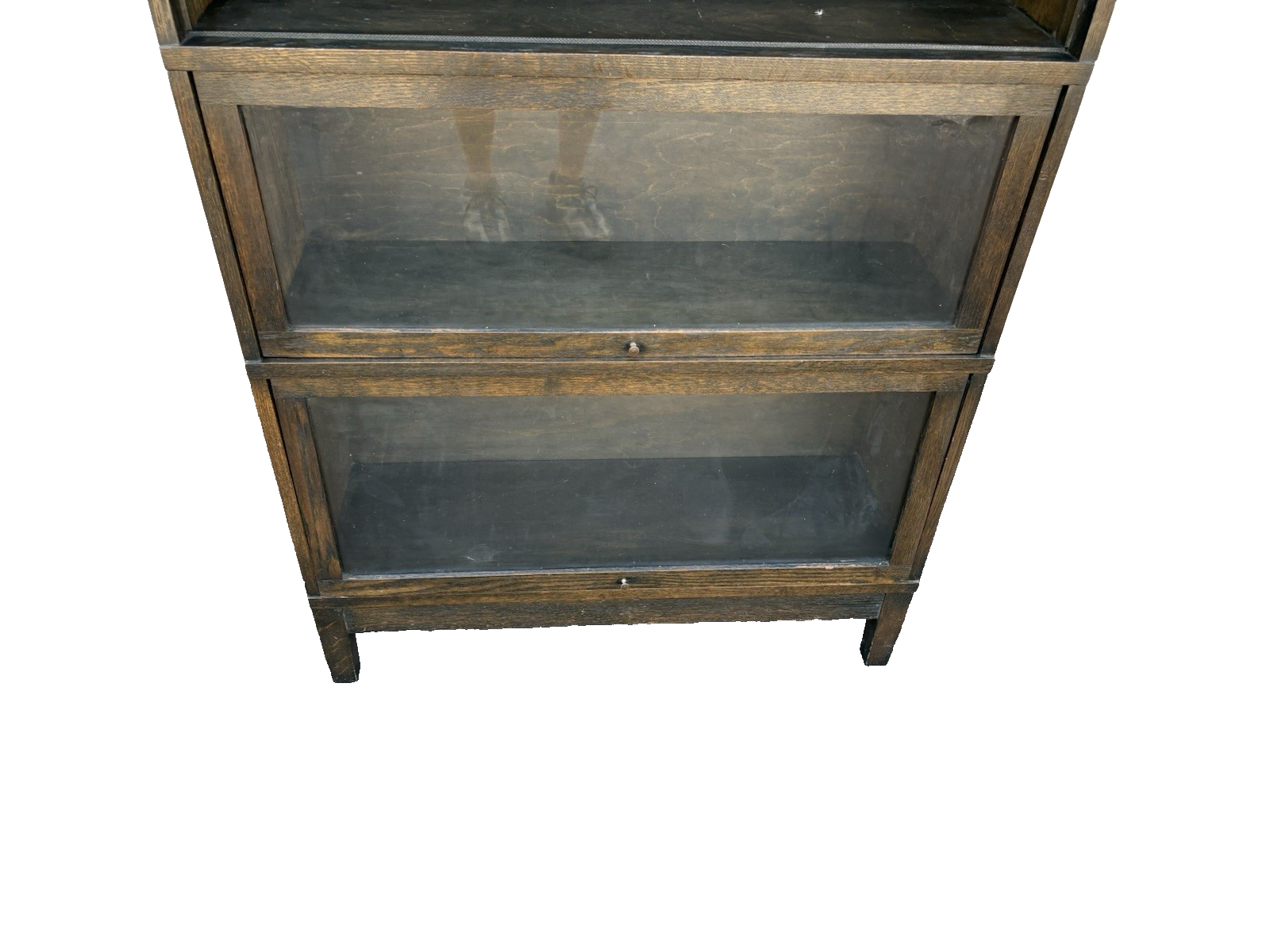 66879 Mission Style 4 section Oak Stacker Stacking Bookcase.