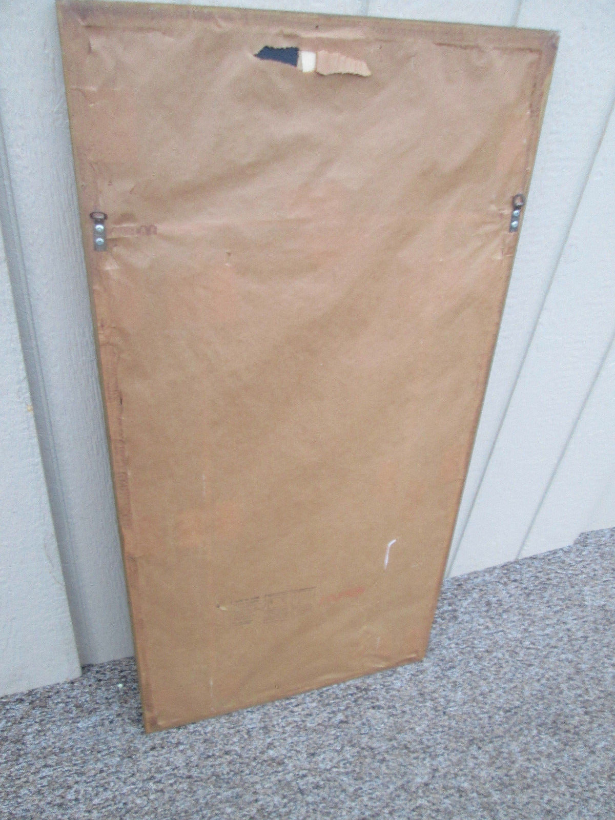 56014  Mid Century Modern Beveled Center Mirror Gold Intertwined mirrors