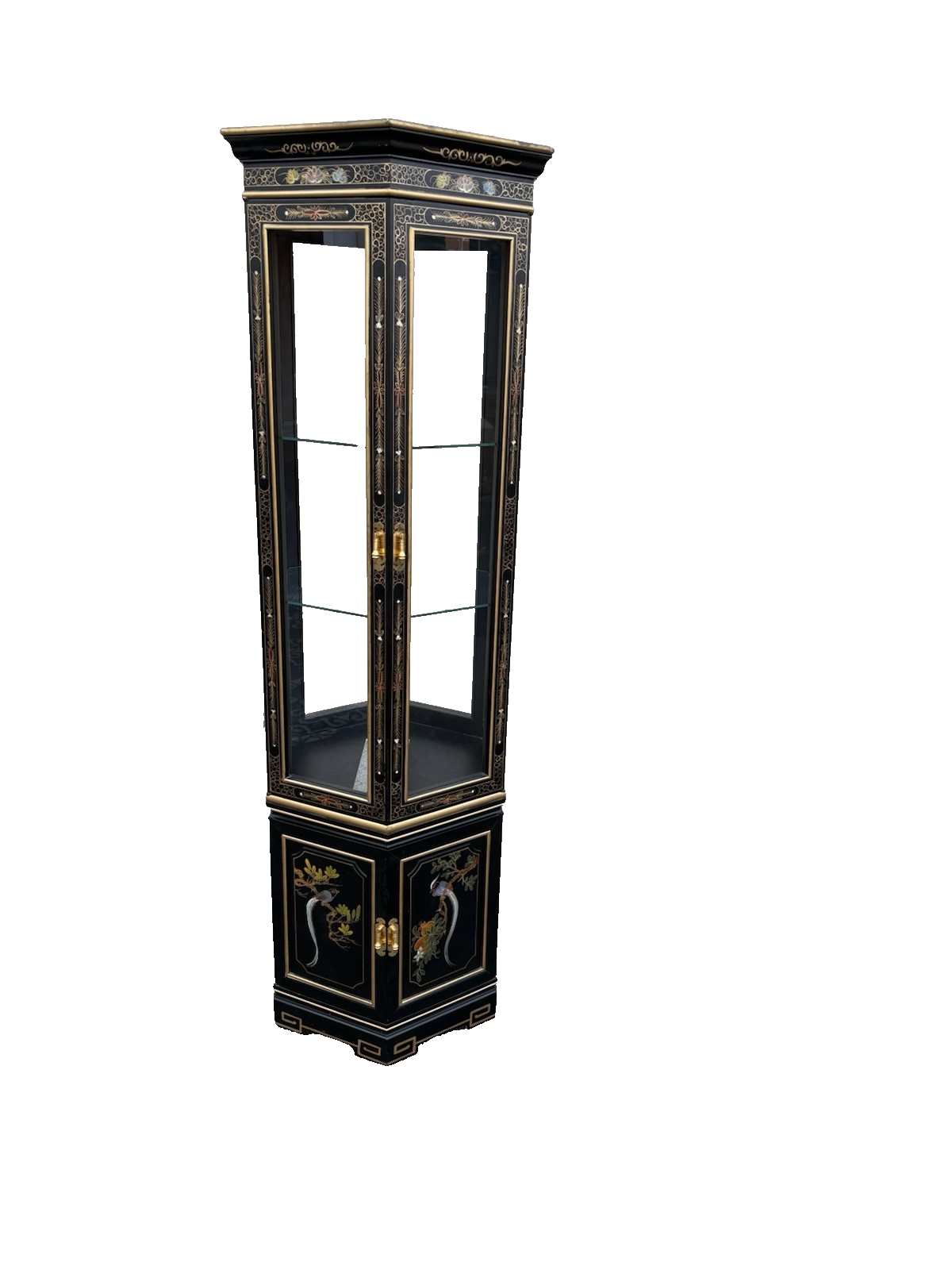 66907   Oriental Curio Display Cabinet China cabinet