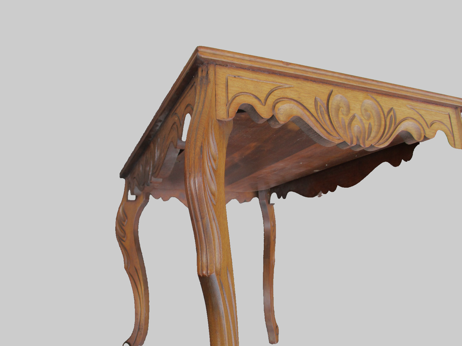 63466 Antique  Hand Carved EAGLE  Tray Top Coffee Table Stand