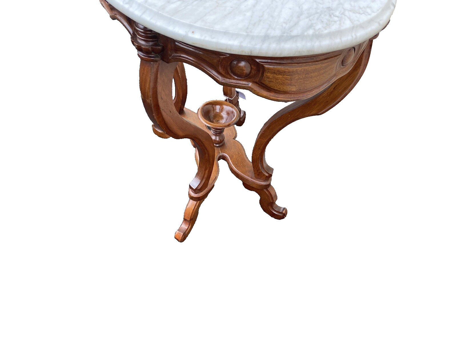 65035 Antique Victorian Walnut Lamp Table Stand