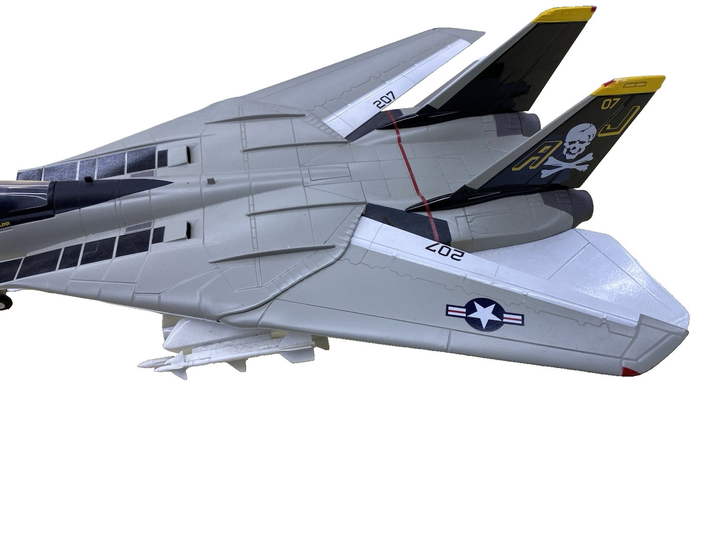 ES 228: Franklin Mint F 14 Tomcat U S Navy Jolly Rodger Airplane Plane