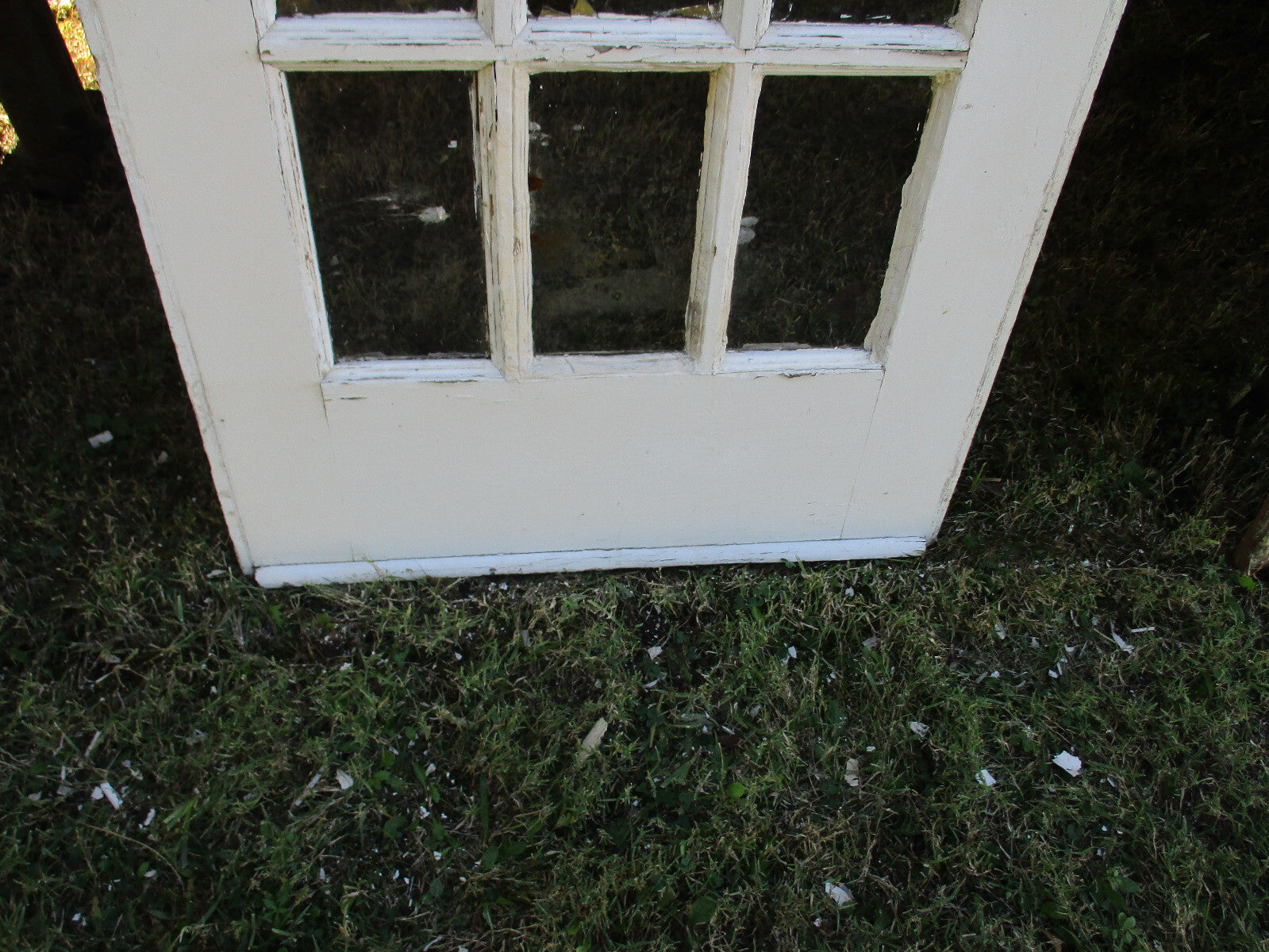 Door 02:     Antique Victorian Solid Wood Door  32 1/4" W  x 80"H