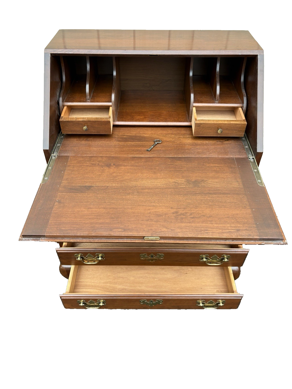 66733 Solid Cherry Slantfront Desk Chest