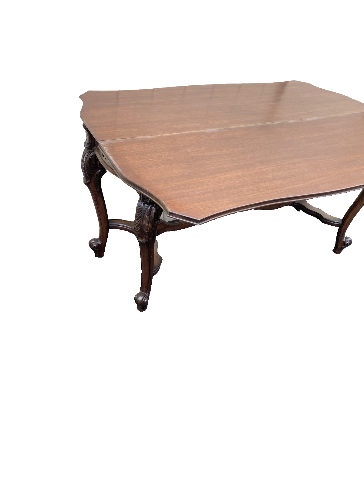 66609  Antique French Country Flip Top Dining Table Console Sofa Table