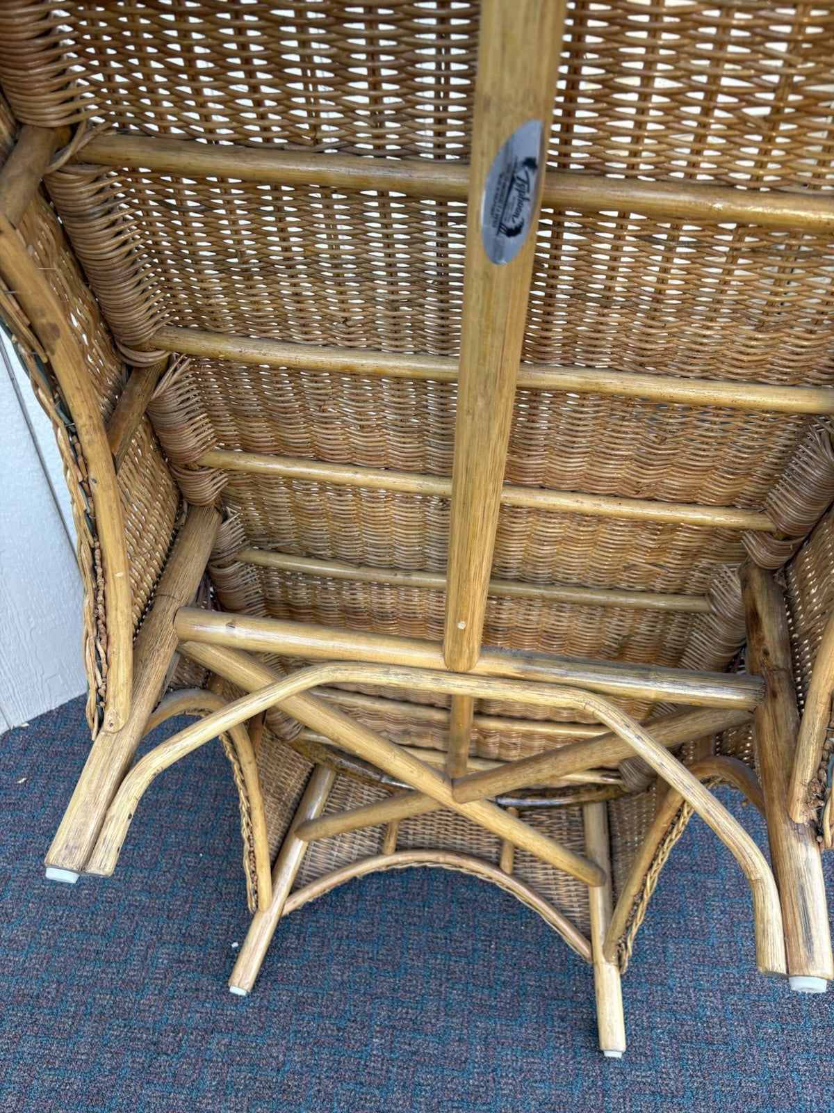 67019 Wicker  Typhoon Furniture Chaise Lounge Chair