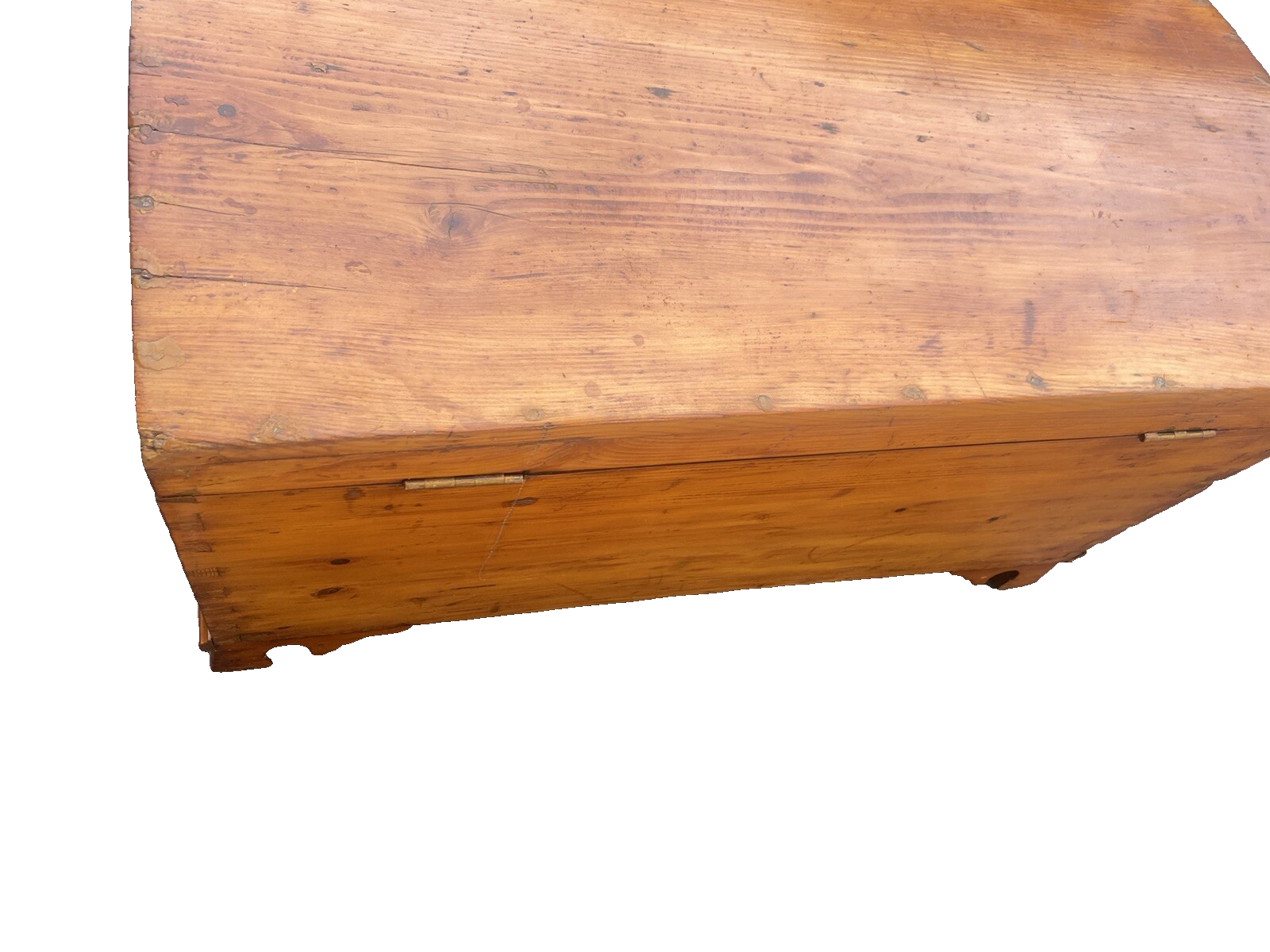 65436 Antique Primitive Blanket Storage Chest