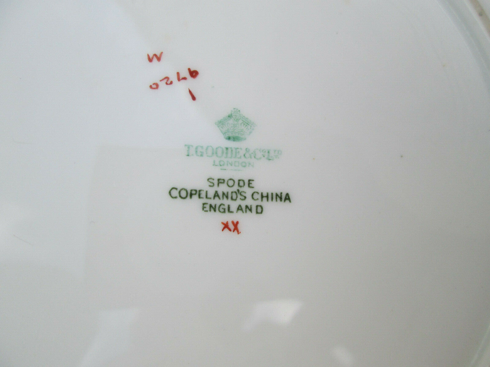 MS:  7 Pieces THOMAS GOODE LONDON SPODE COPELAND SET TEAPOT COVERED DISH CREAMER
