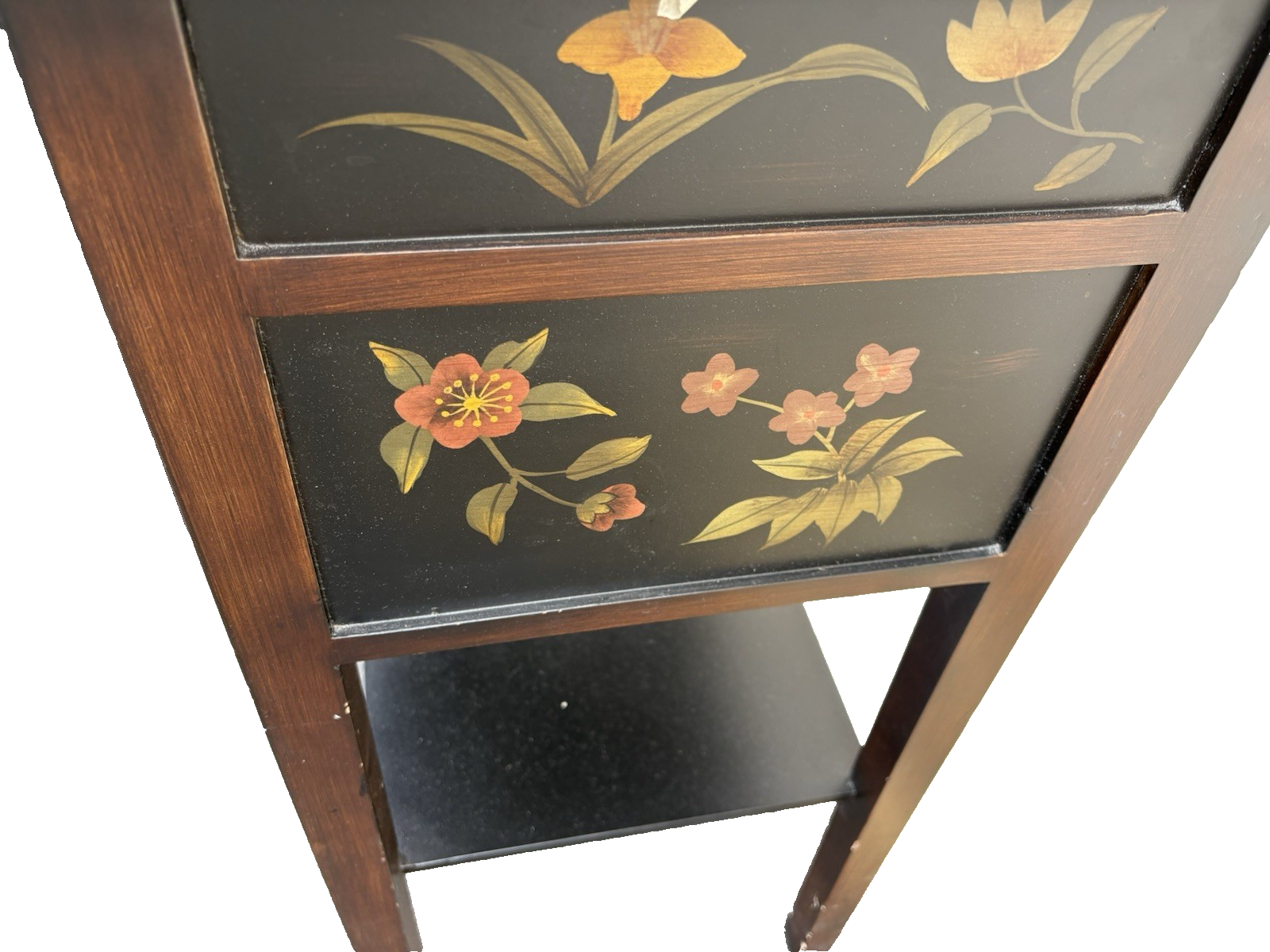 66834  Decorator Black Lamp Table Stand