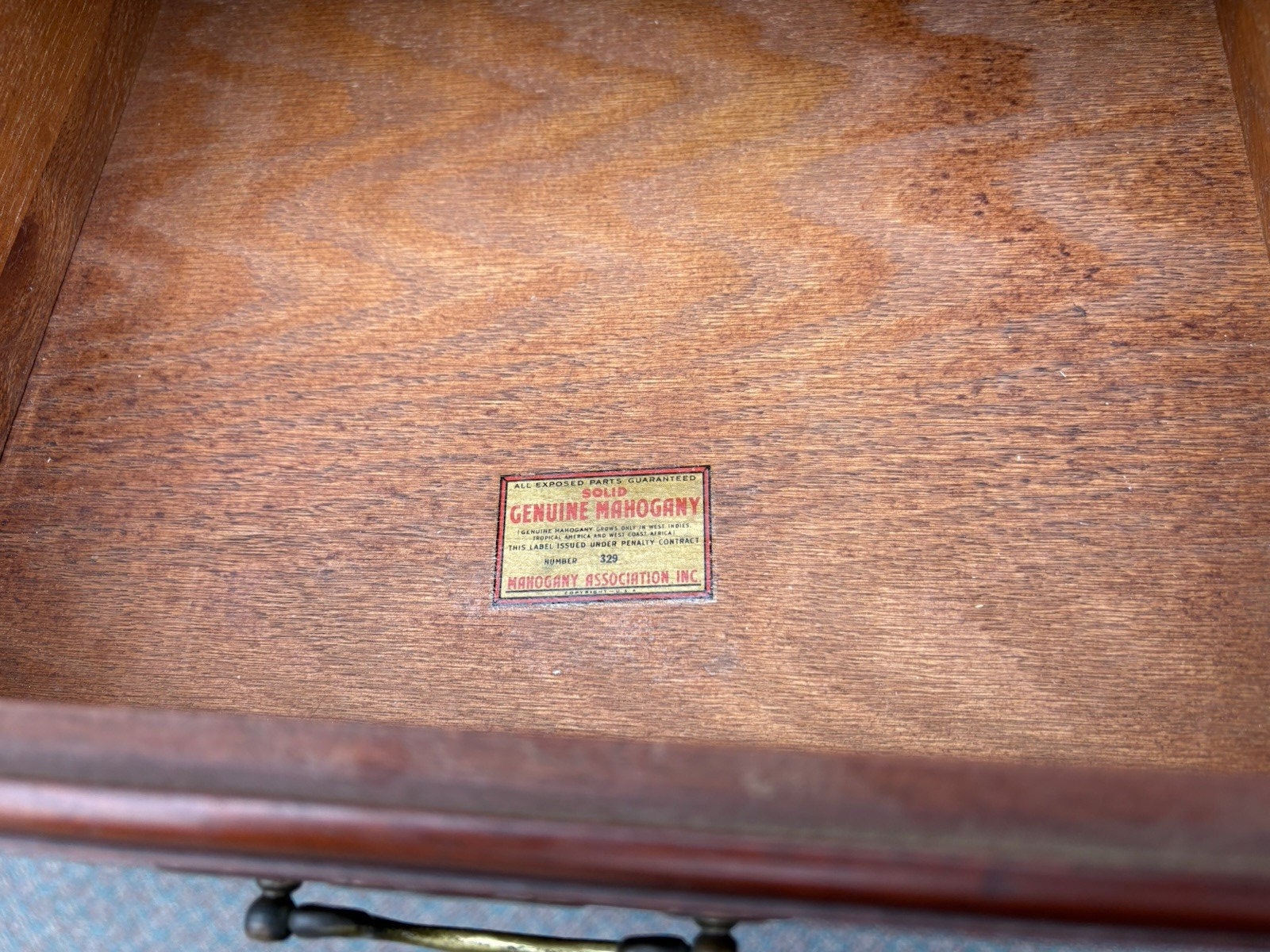 67130 Morgan Furniture Mahogany High Chest Dresser