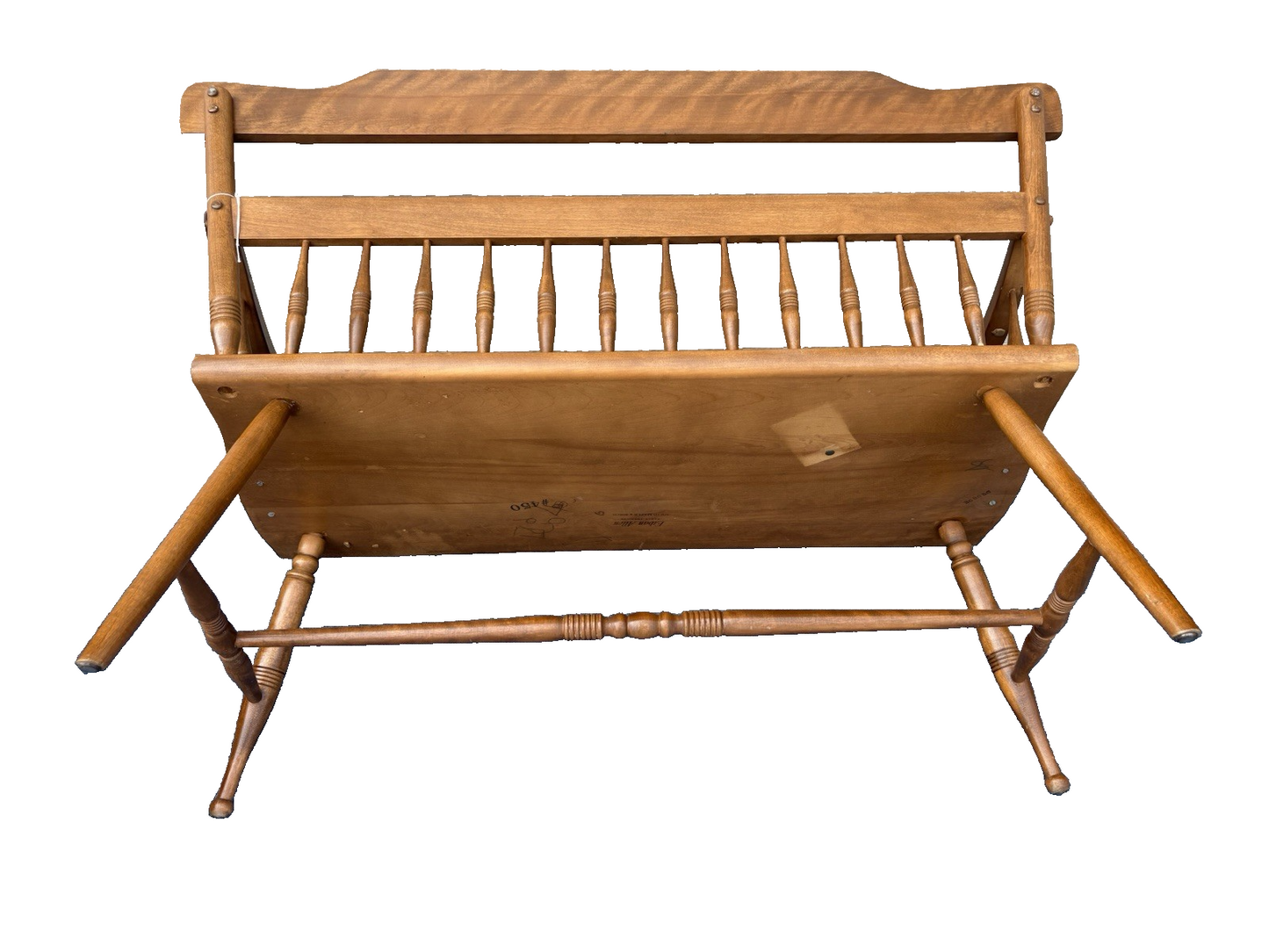 65774 Ethan Allen Maple Settee Bench