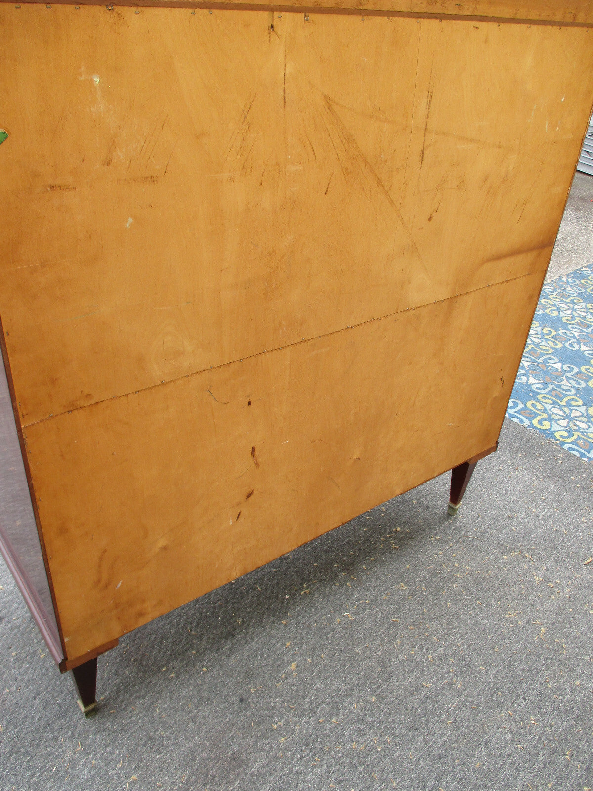 61211 Neo Classical Slant Front Desk Liquor Cabinet Bar